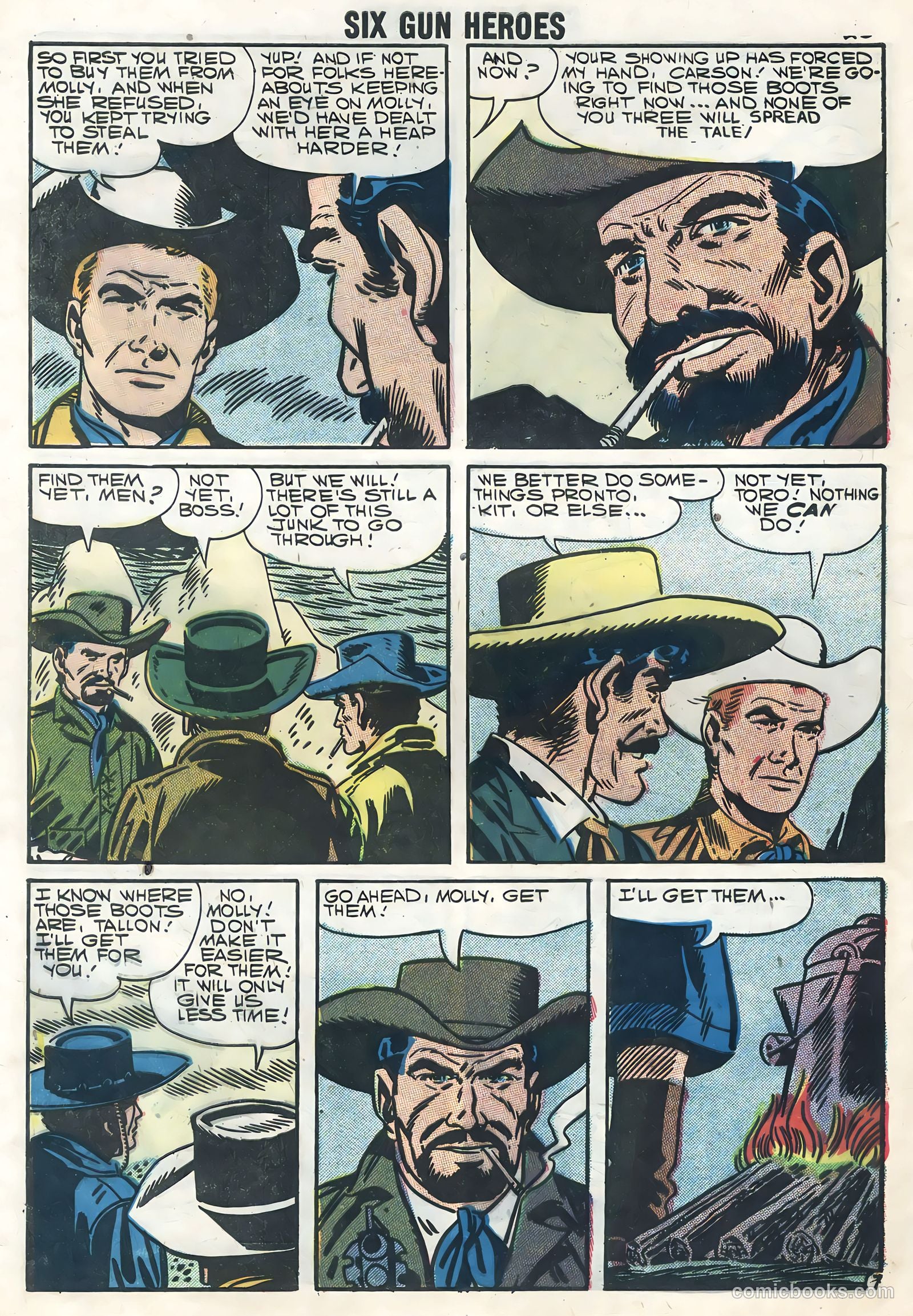 Six-Gun Heroes #45 (1958) — page 28 of 36