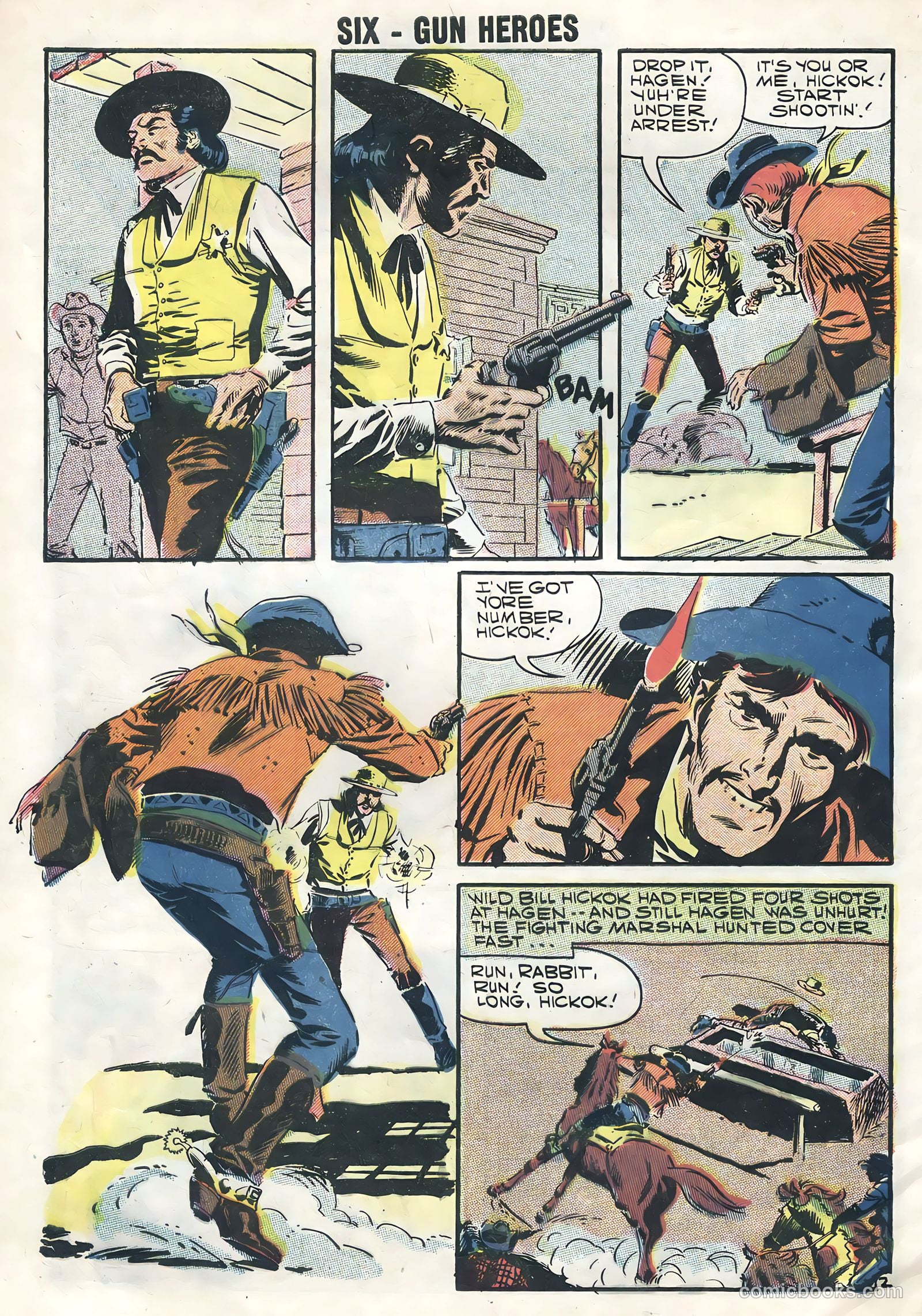 Six-Gun Heroes #46 (1958) — page 4 of 36