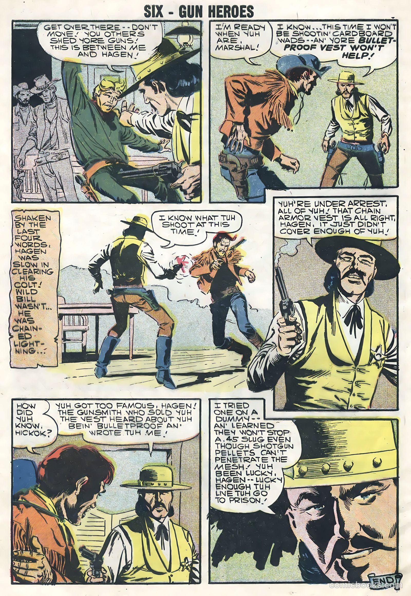 Six-Gun Heroes #46 (1958) — page 8 of 36