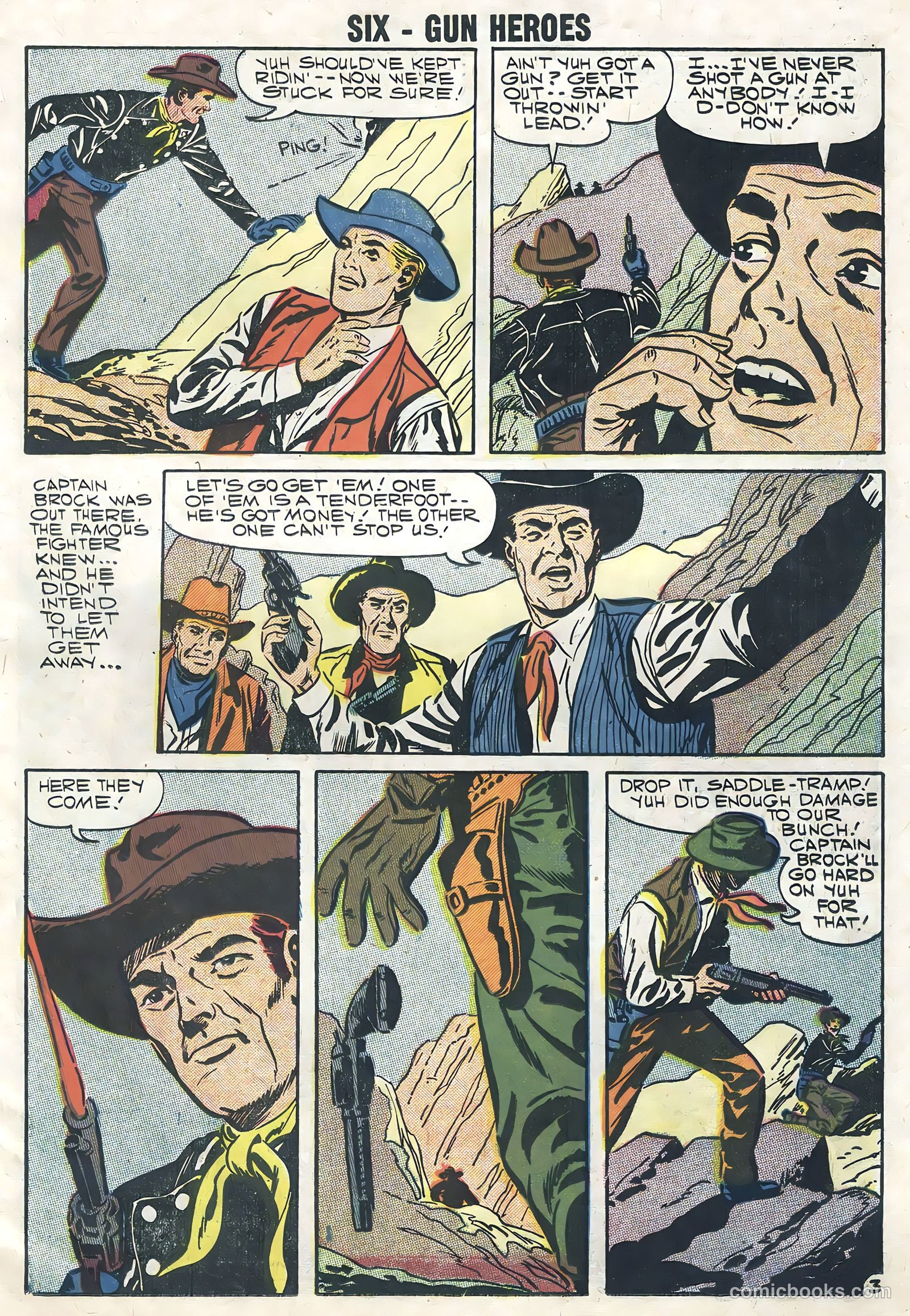 Six-Gun Heroes #46 (1958) — page 11 of 36
