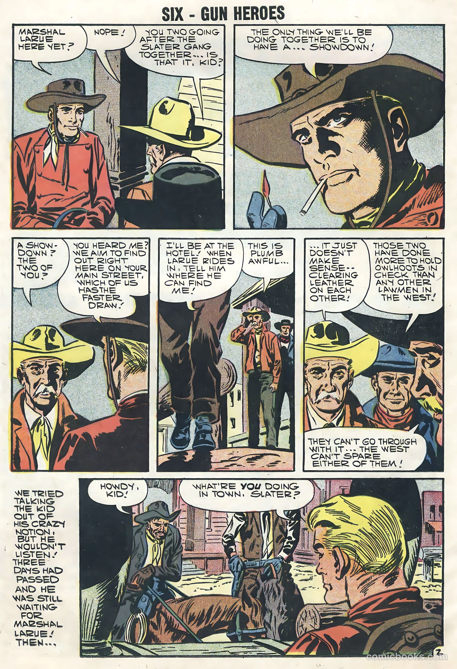 Six-Gun Heroes #46 (1958) — page 16 of 36