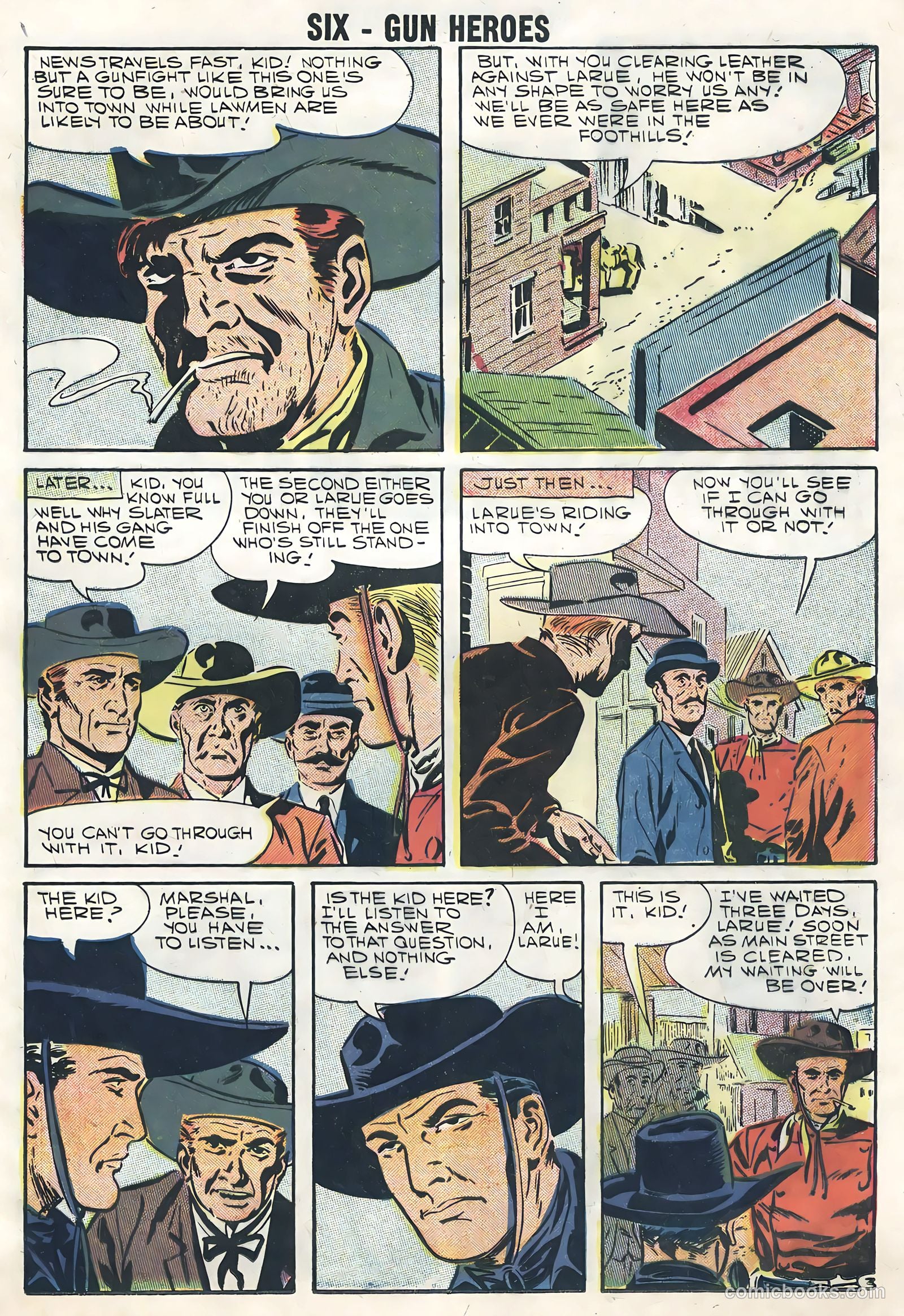 Six-Gun Heroes #46 (1958) — page 17 of 36