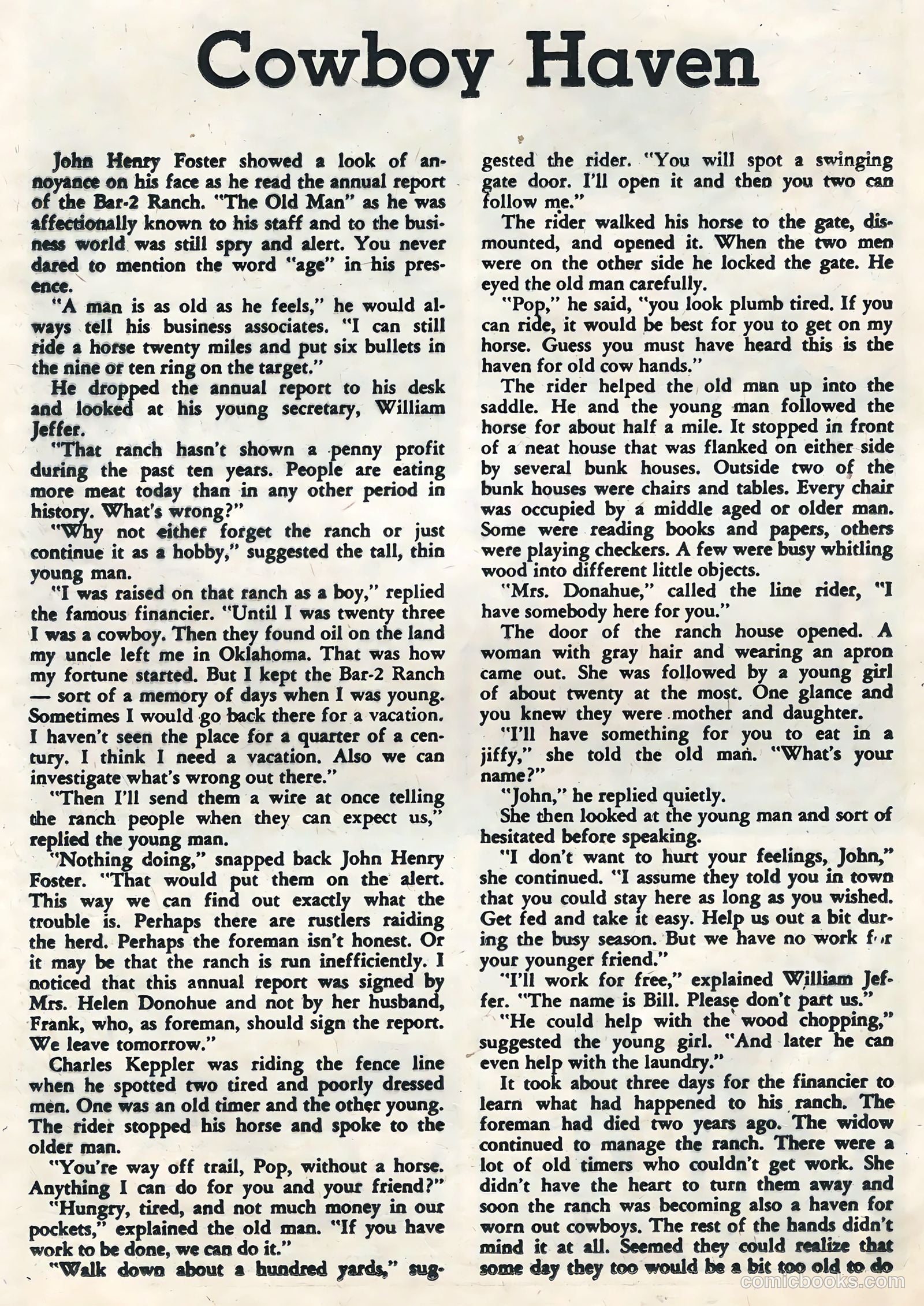 Six-Gun Heroes #46 (1958) — page 20 of 36