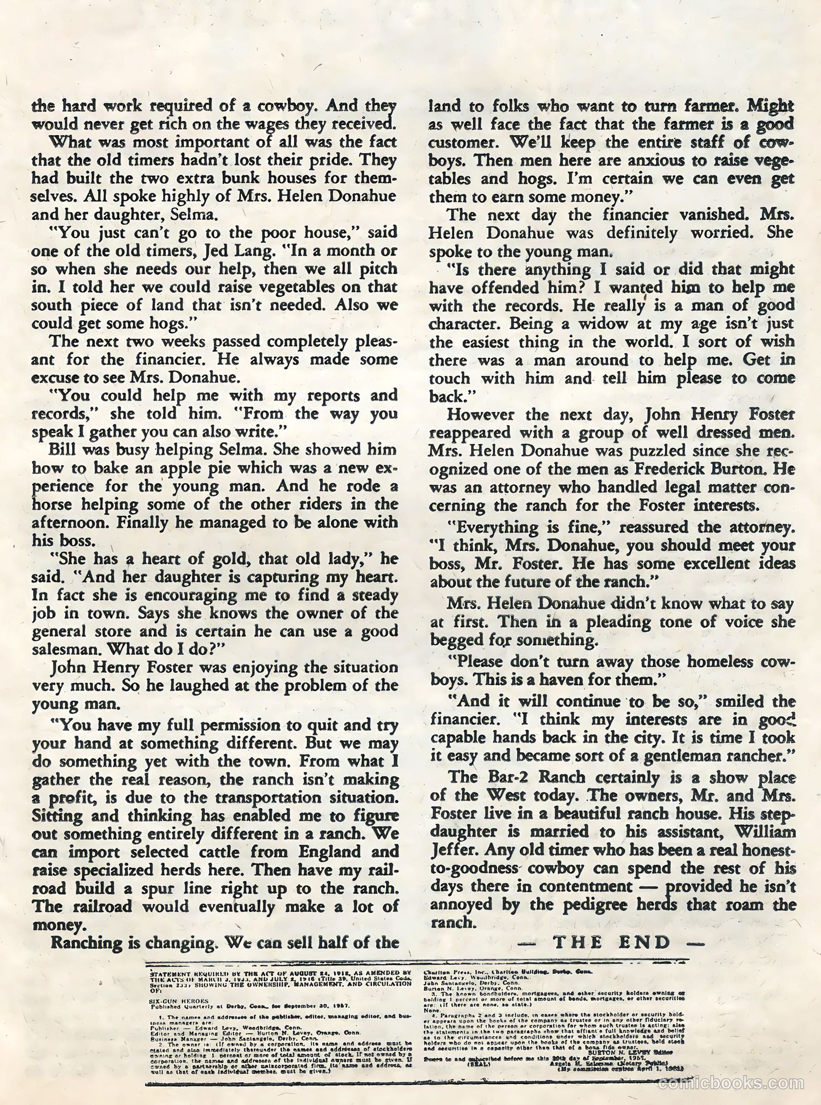 Six-Gun Heroes #46 (1958) — page 21 of 36