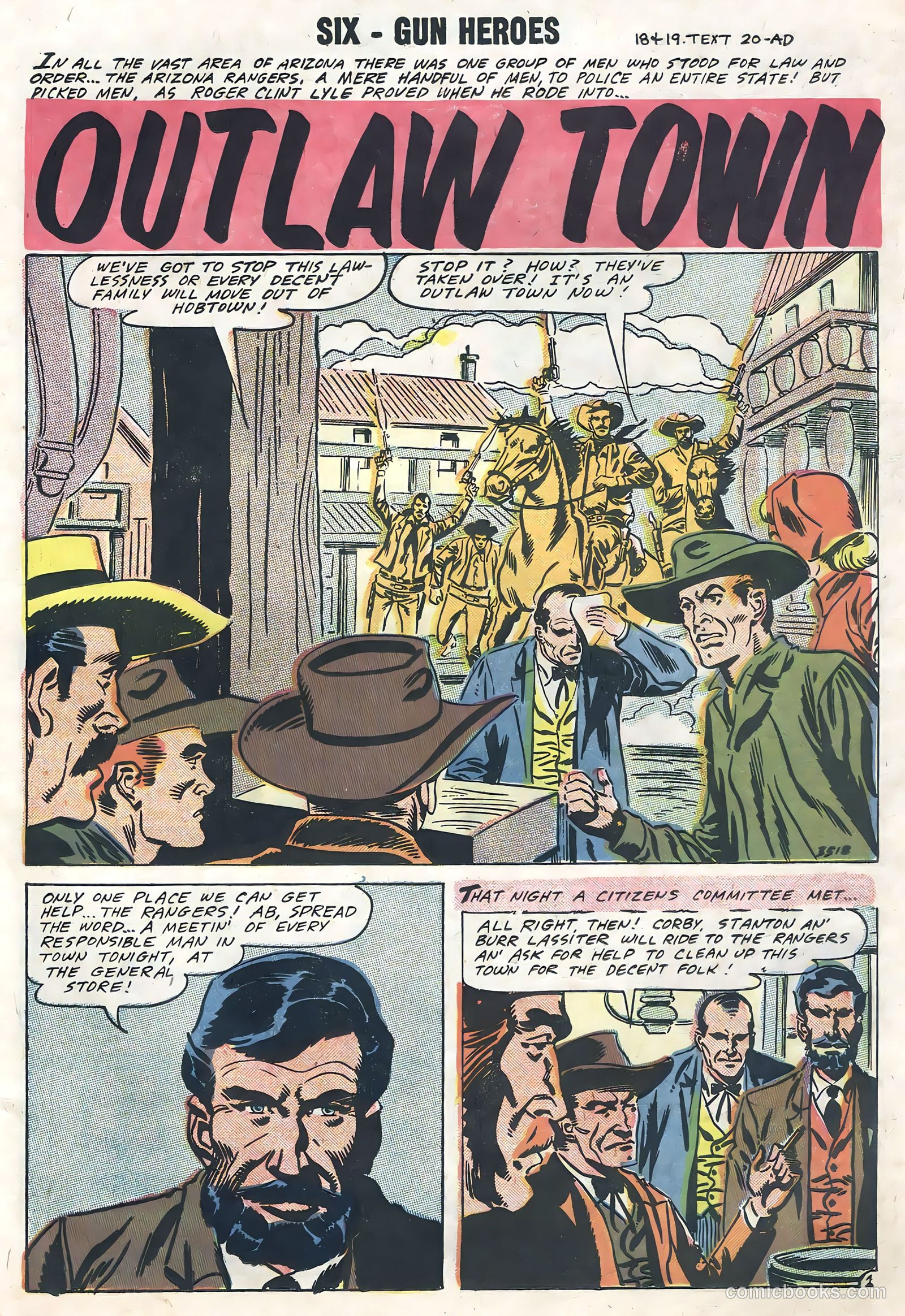 Six-Gun Heroes #46 (1958) — page 23 of 36