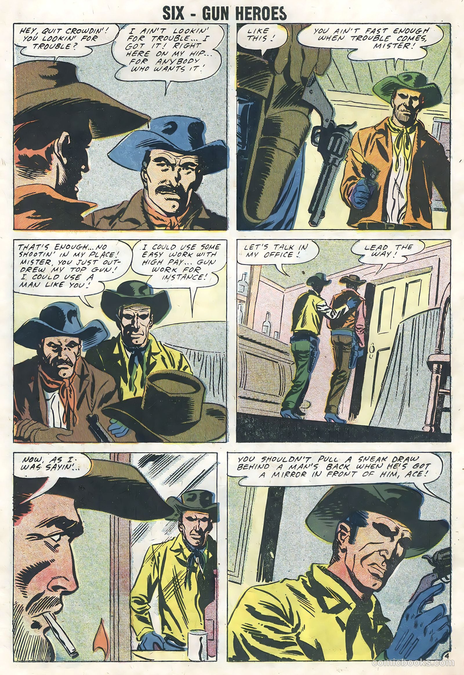 Six-Gun Heroes #46 (1958) — page 26 of 36