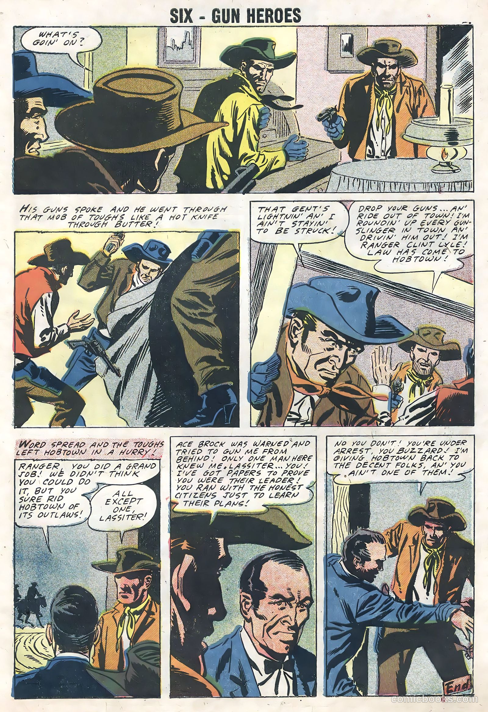 Six-Gun Heroes #46 (1958) — page 27 of 36