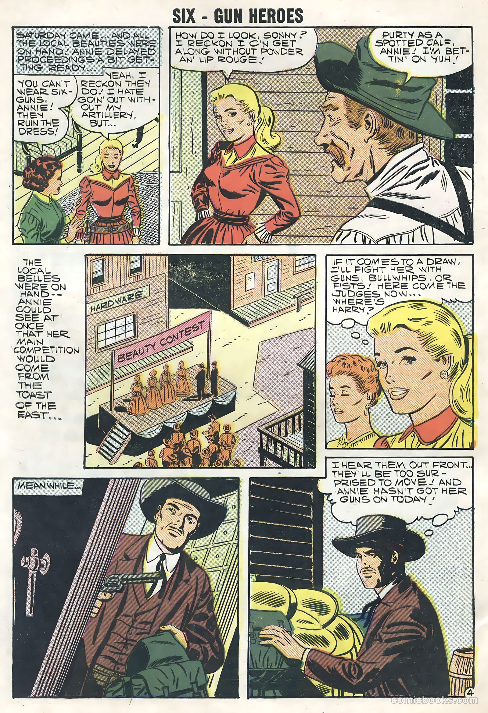 Six-Gun Heroes #46 (1958) — page 32 of 36