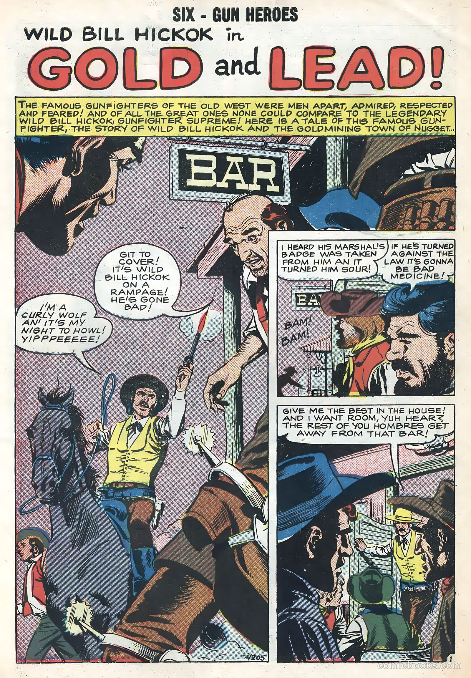 Six-Gun Heroes #47 (1958) — page 3 of 36