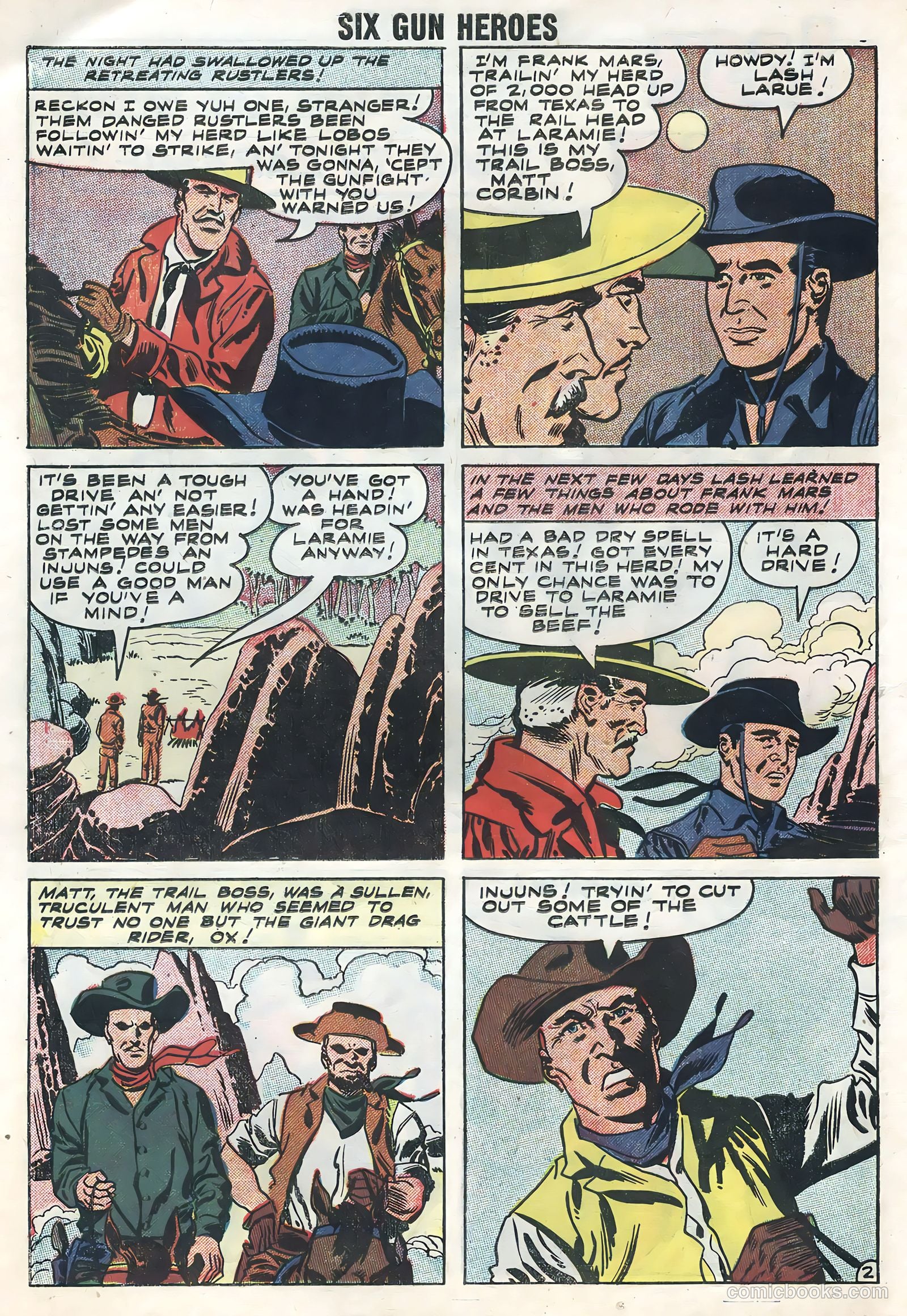 Six-Gun Heroes #47 (1958) — page 10 of 36
