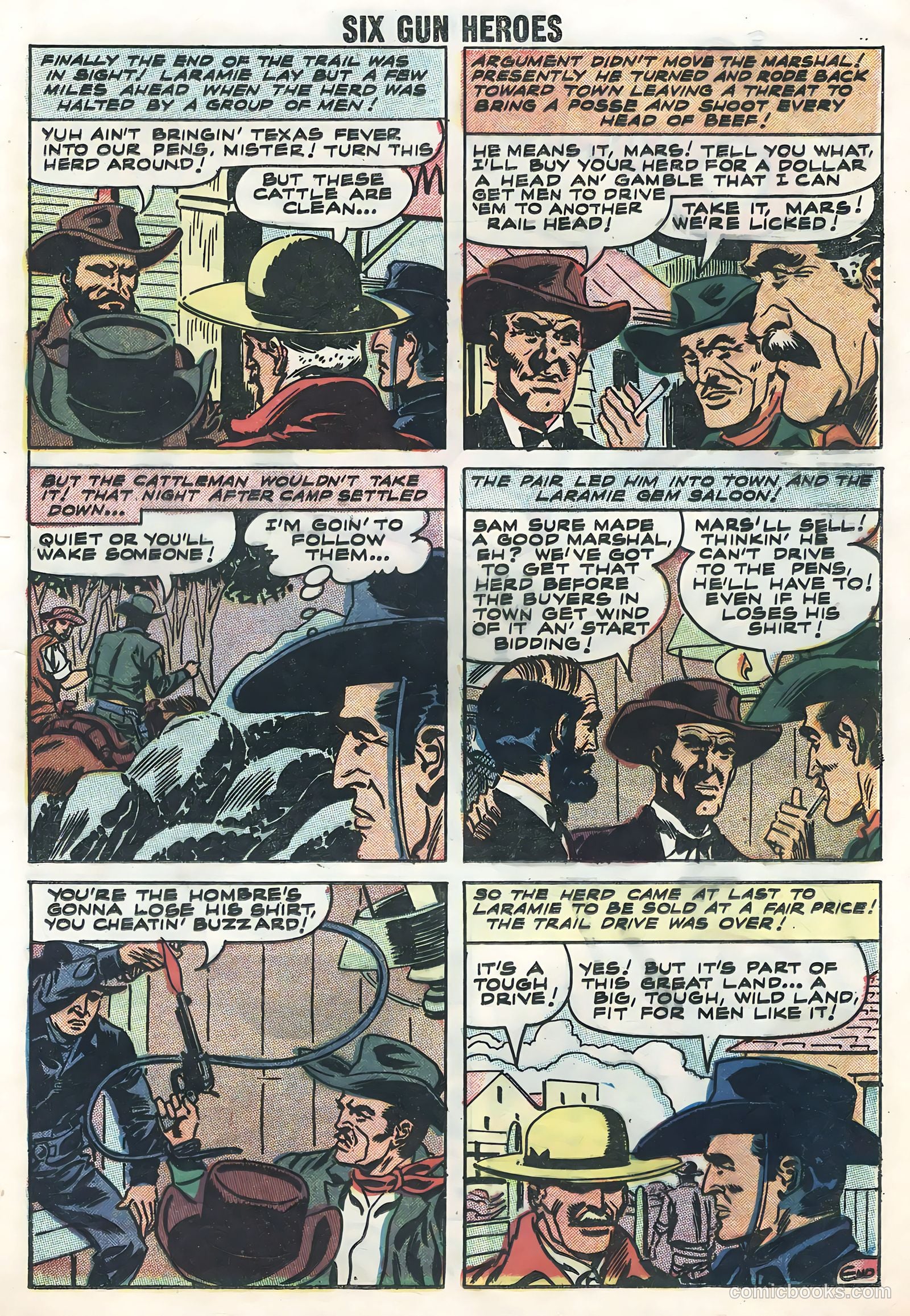 Six-Gun Heroes #47 (1958) — page 13 of 36