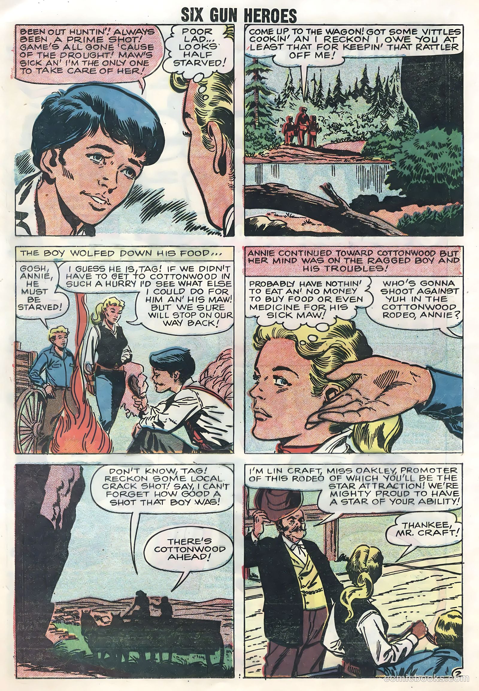 Six-Gun Heroes #47 (1958) — page 16 of 36