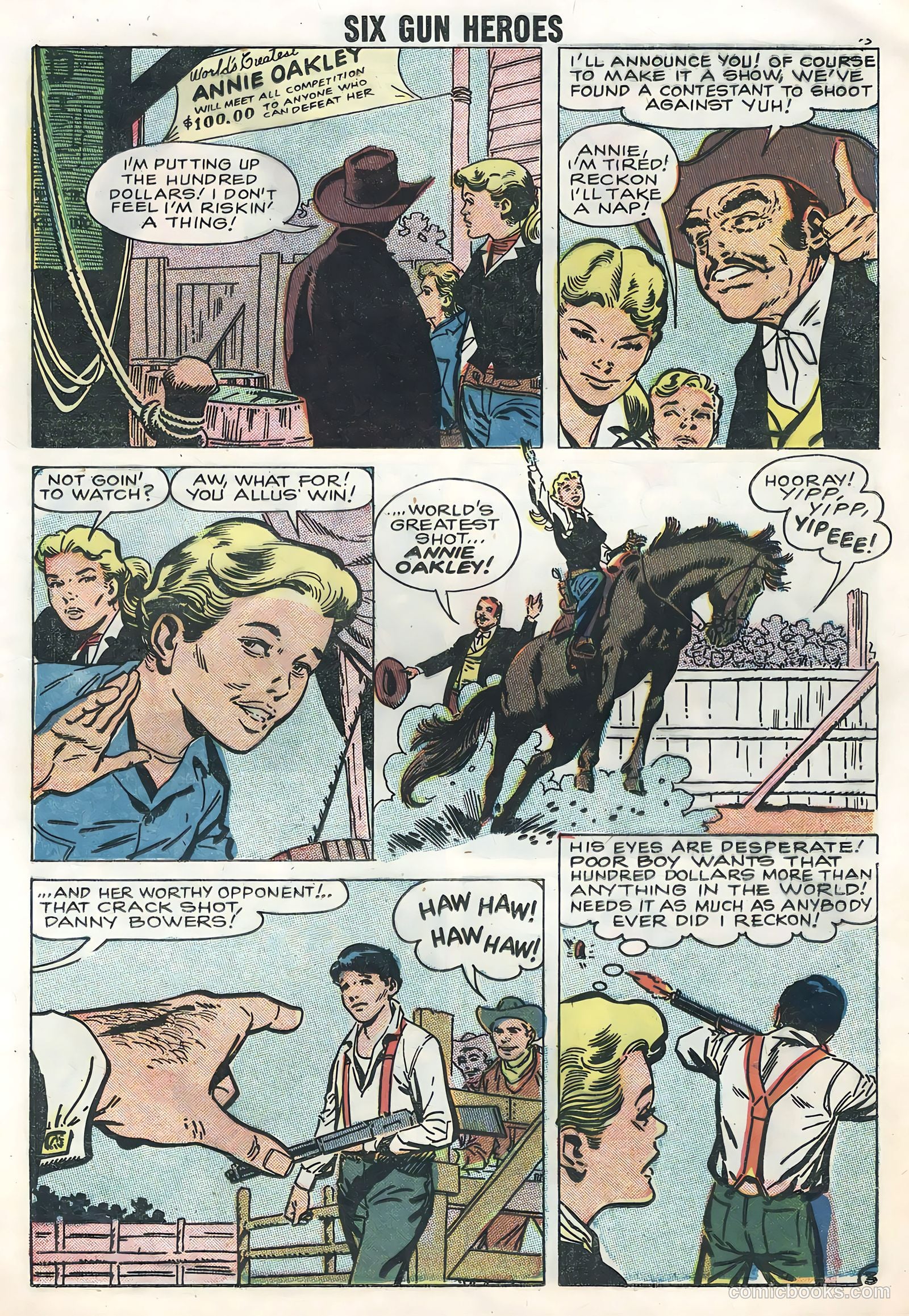 Six-Gun Heroes #47 (1958) — page 17 of 36
