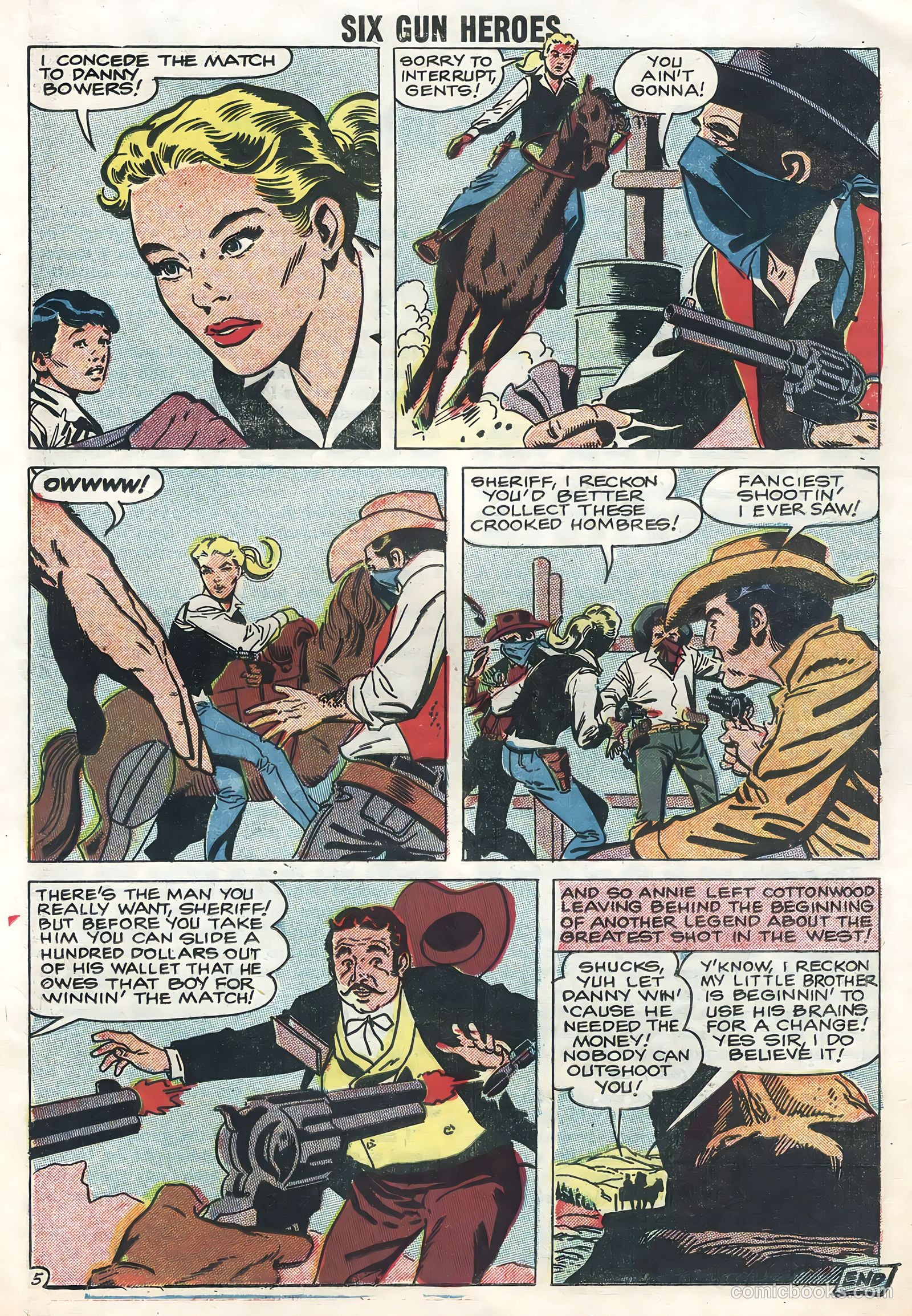 Six-Gun Heroes #47 (1958) — page 19 of 36