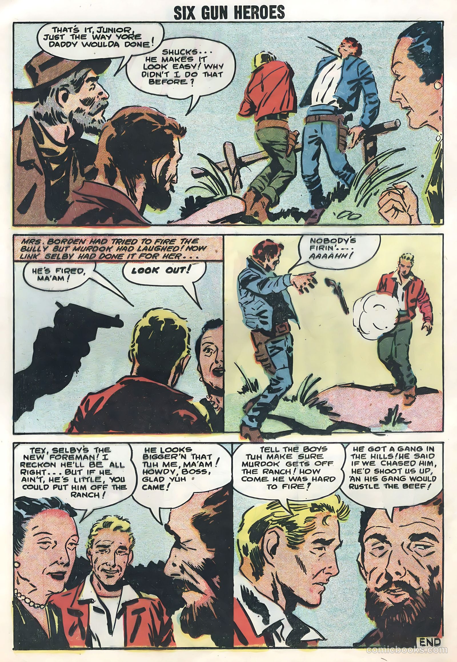 Six-Gun Heroes #47 (1958) — page 24 of 36
