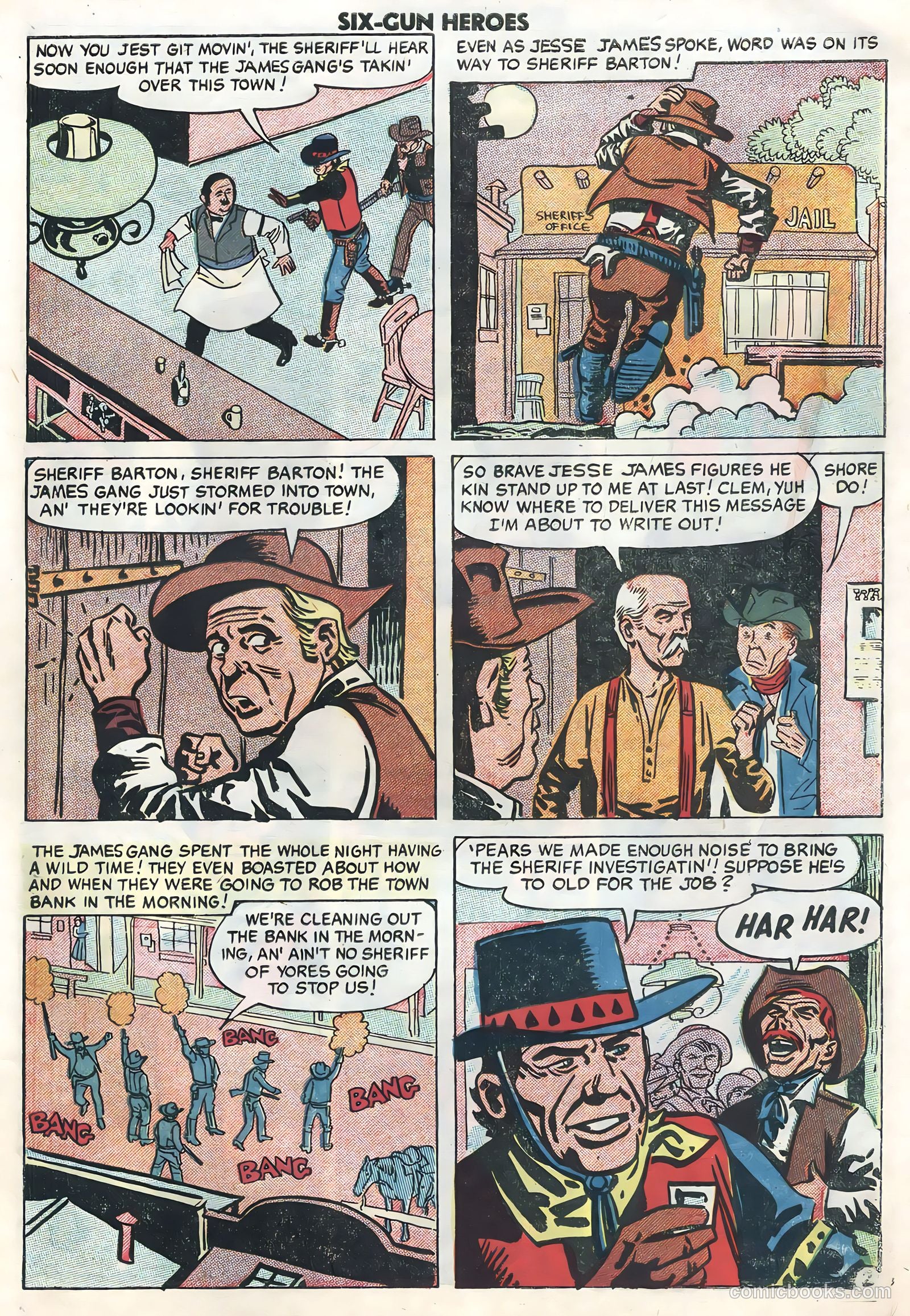 Six-Gun Heroes #47 (1958) — page 27 of 36