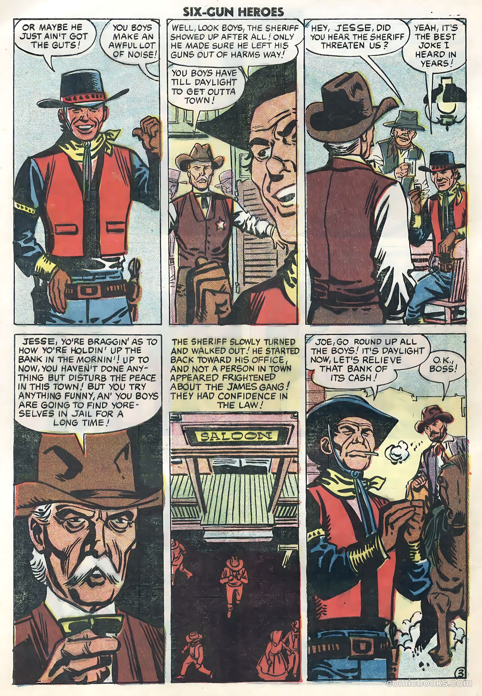 Six-Gun Heroes #47 (1958) — page 28 of 36