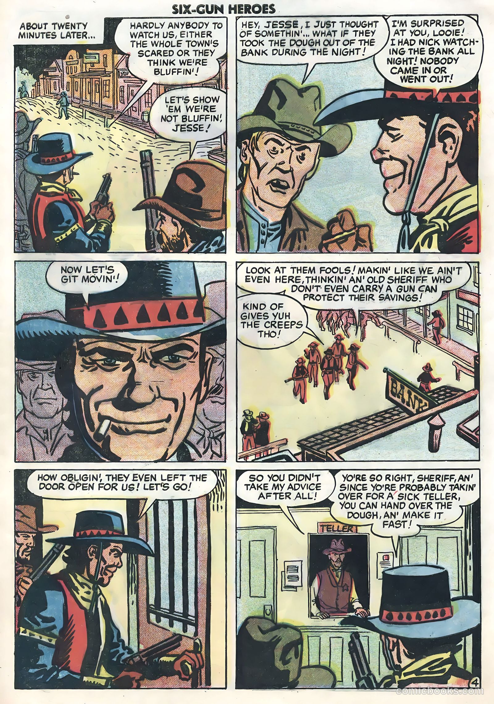 Six-Gun Heroes #47 (1958) — page 29 of 36