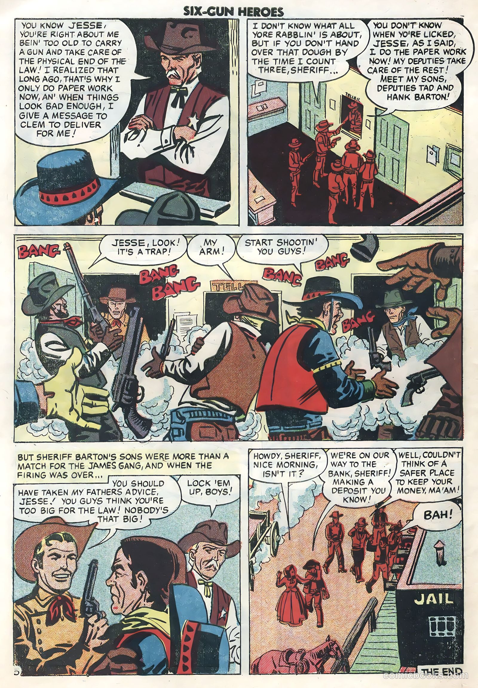 Six-Gun Heroes #47 (1958) — page 30 of 36