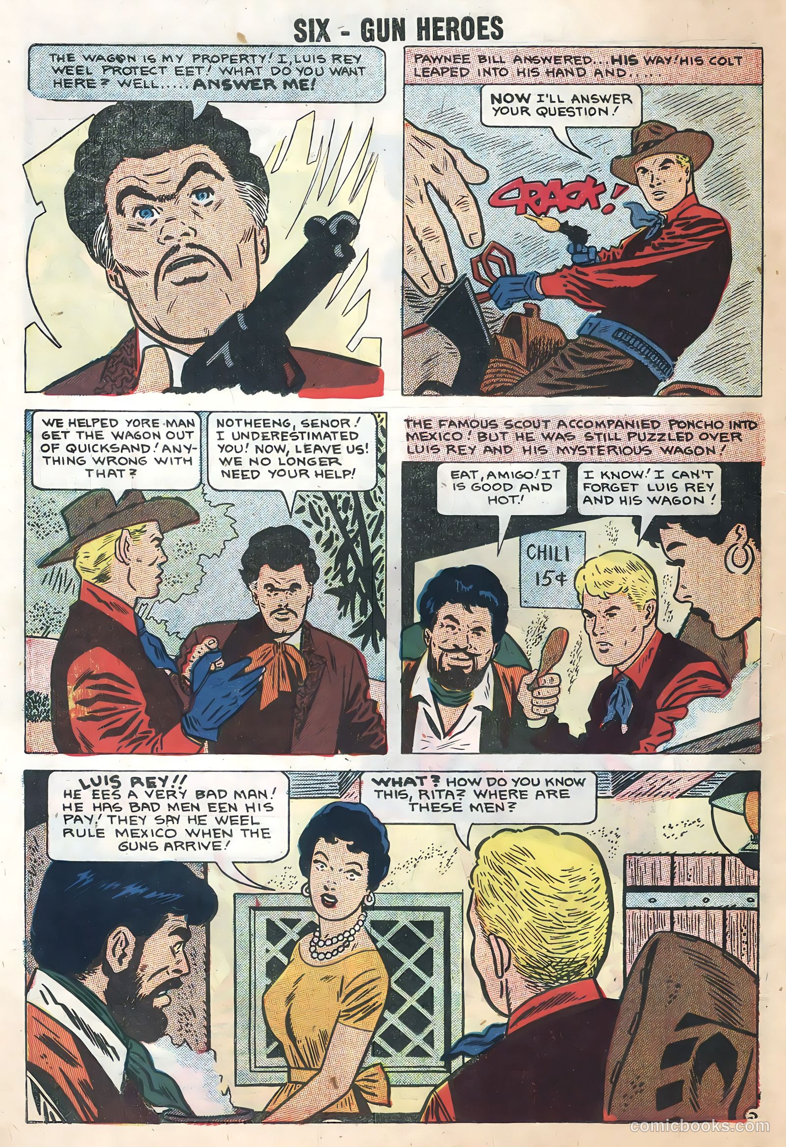Six-Gun Heroes #48 (1958) — page 10 of 36