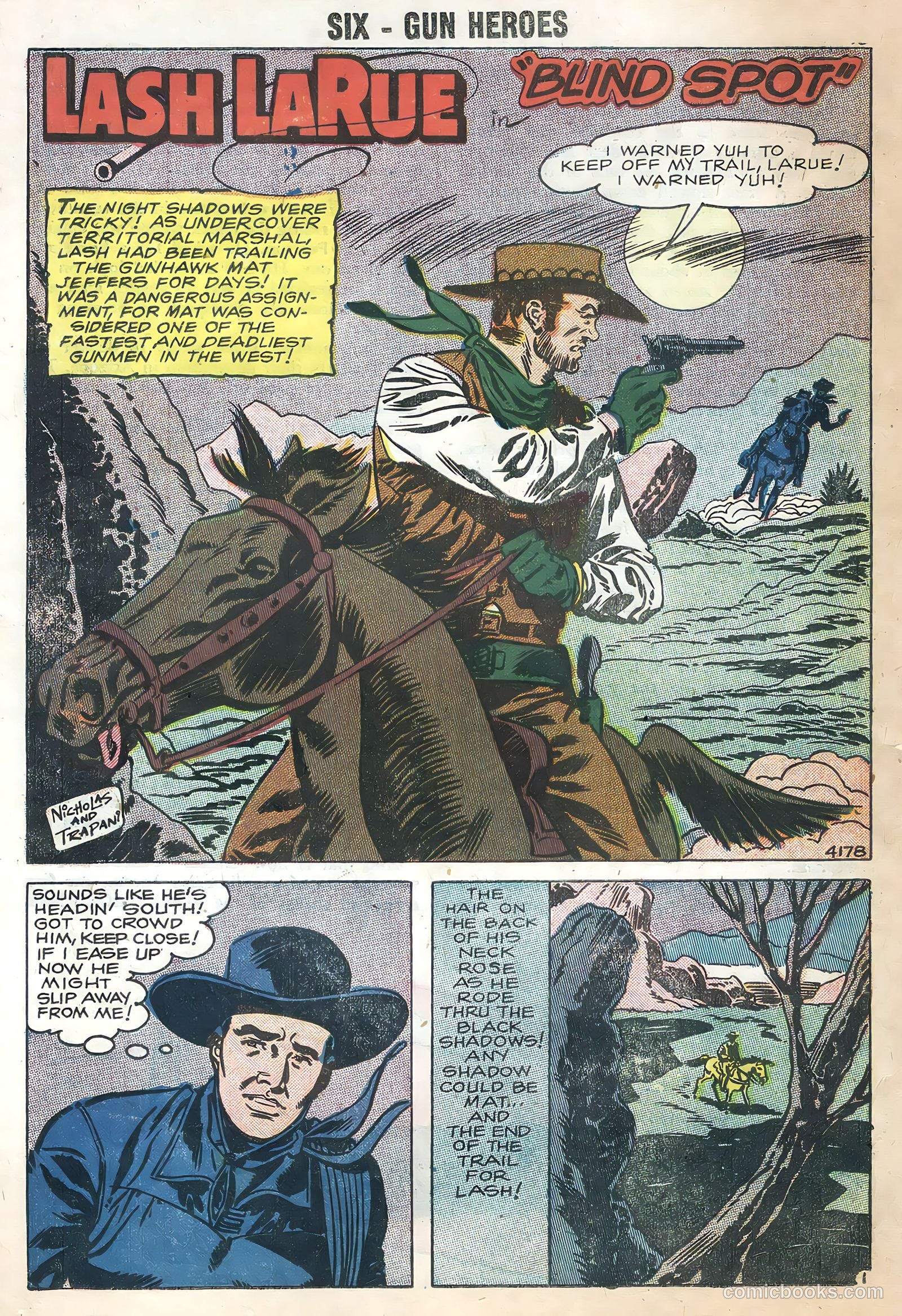 Six-Gun Heroes #48 (1958) — page 18 of 36