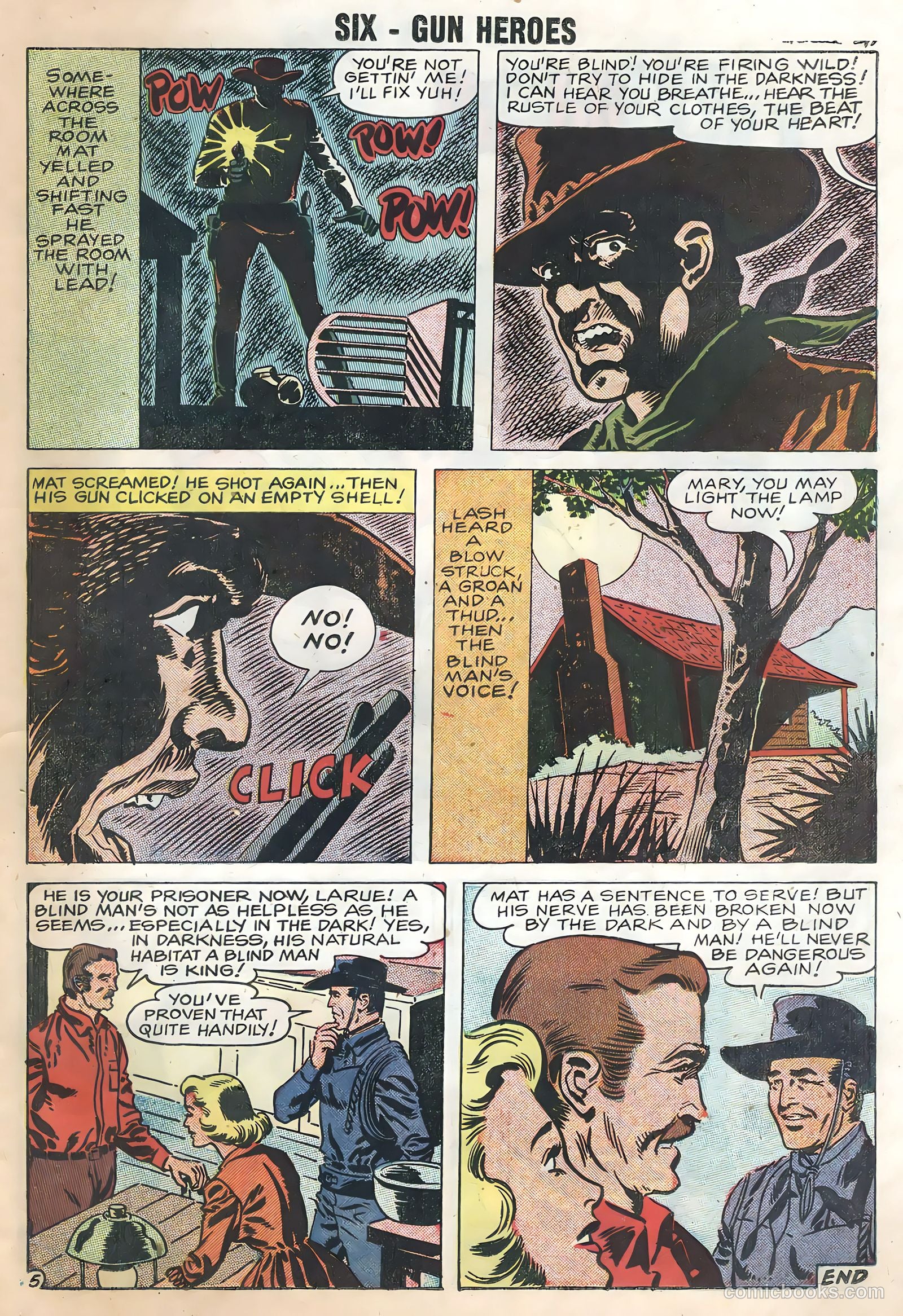 Six-Gun Heroes #48 (1958) — page 23 of 36