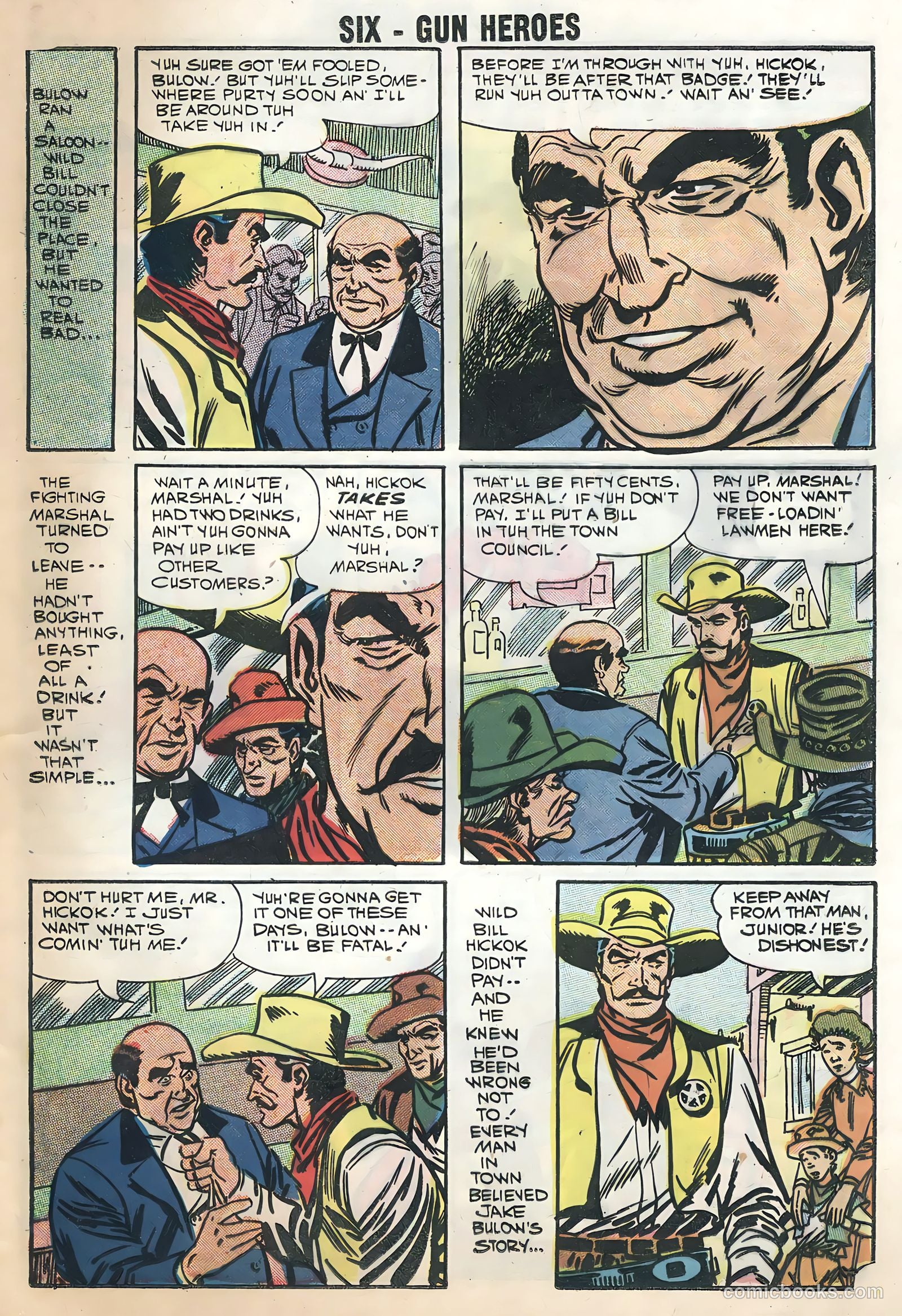 Six-Gun Heroes #48 (1958) — page 25 of 36