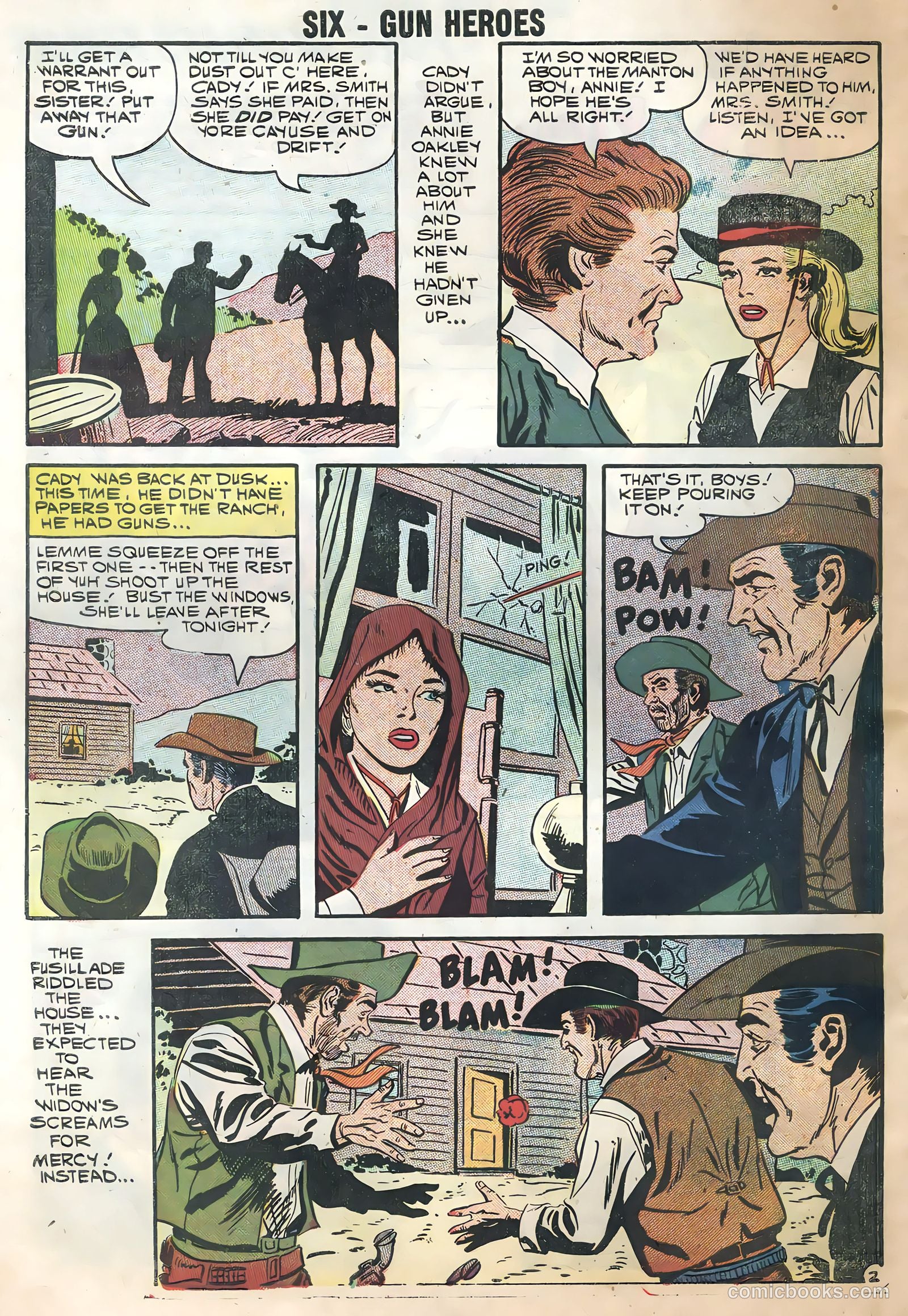 Six-Gun Heroes #48 (1958) — page 30 of 36