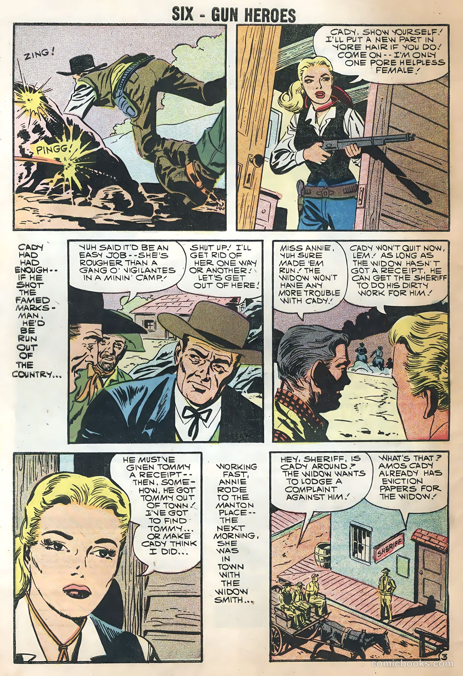Six-Gun Heroes #48 (1958) — page 32 of 36