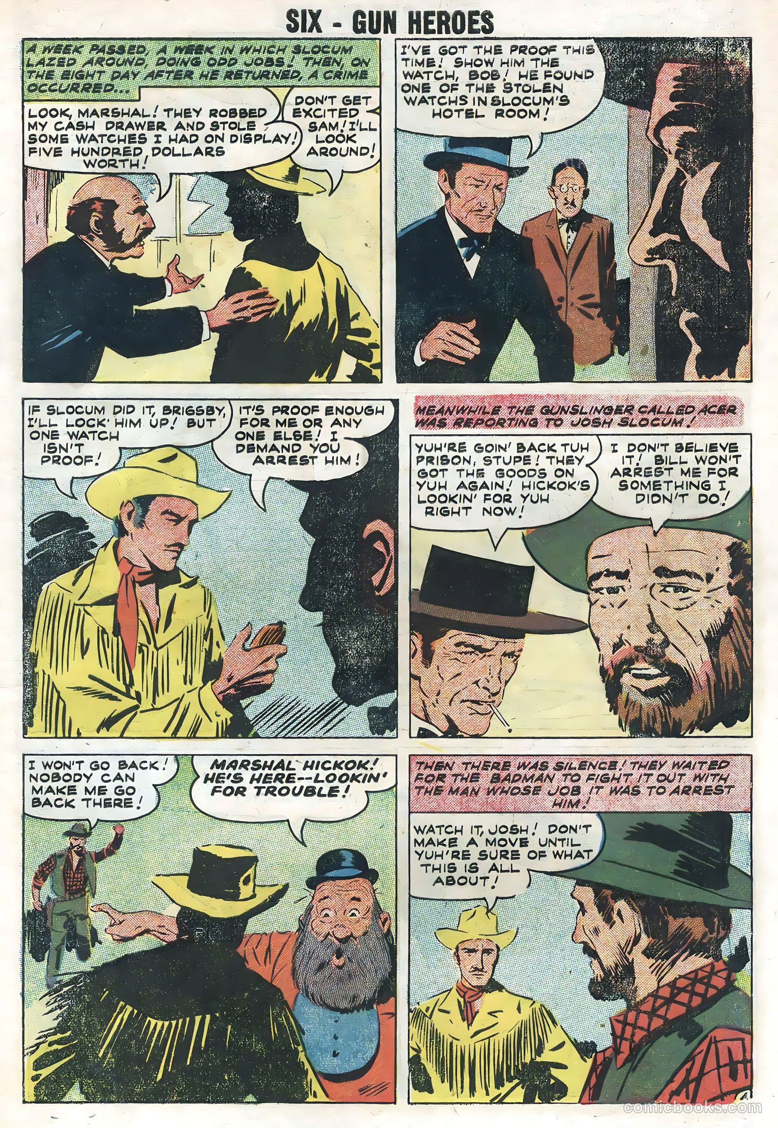 Six-Gun Heroes #49 (1958) — page 7 of 36
