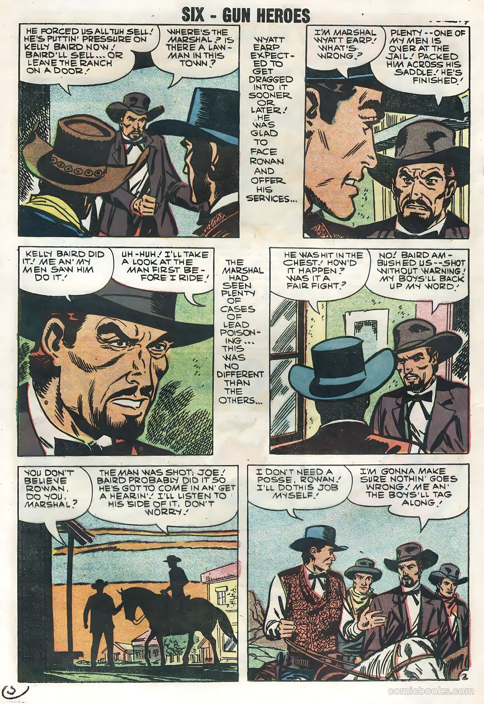 Six-Gun Heroes #49 (1958) — page 16 of 36