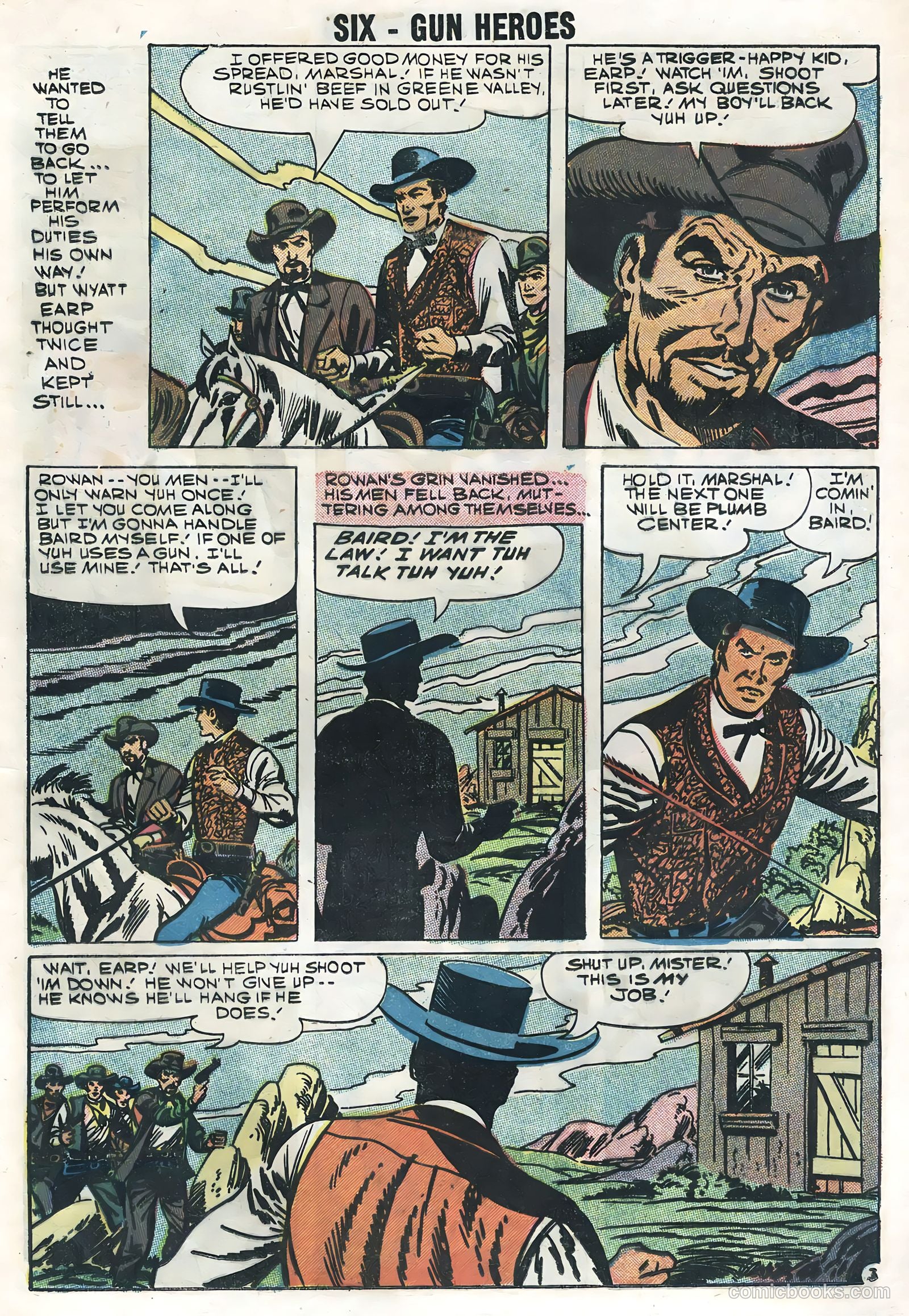Six-Gun Heroes #49 (1958) — page 17 of 36