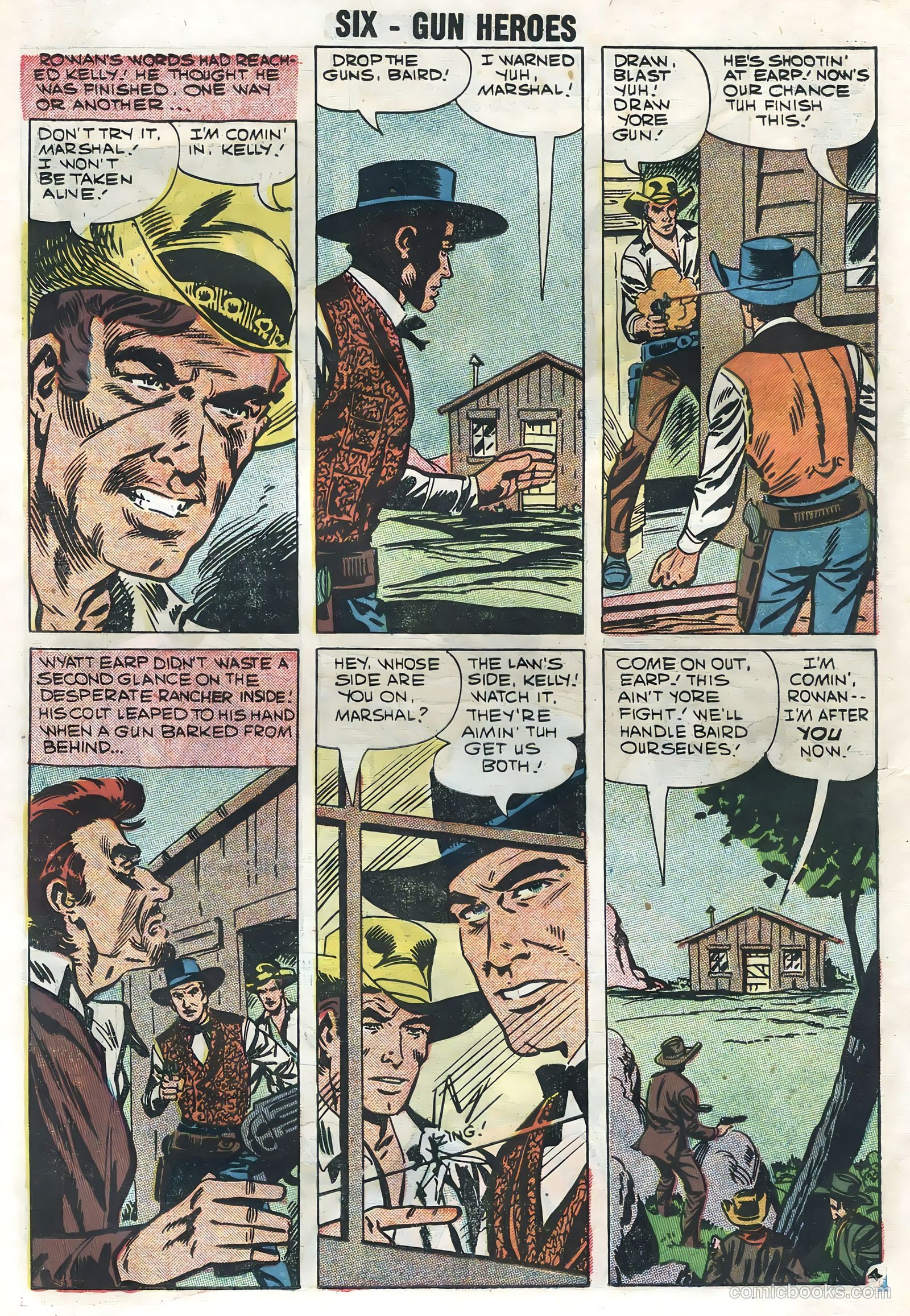 Six-Gun Heroes #49 (1958) — page 18 of 36
