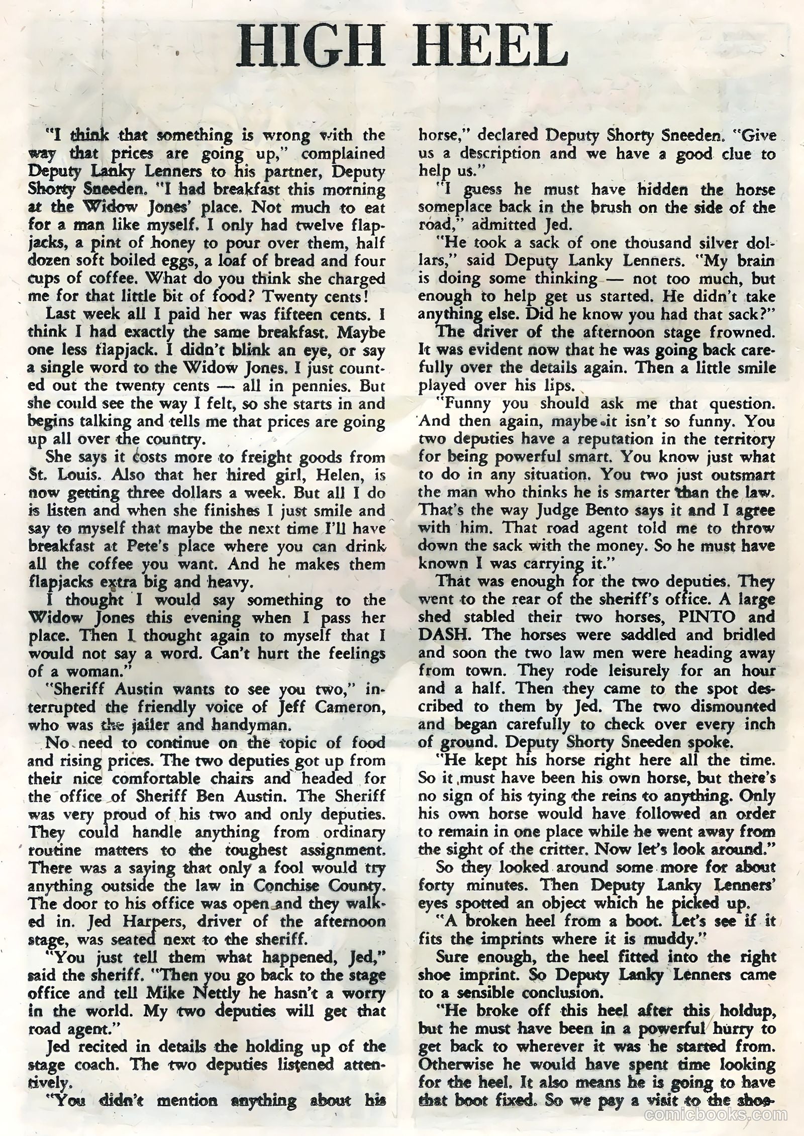 Six-Gun Heroes #49 (1958) — page 20 of 36