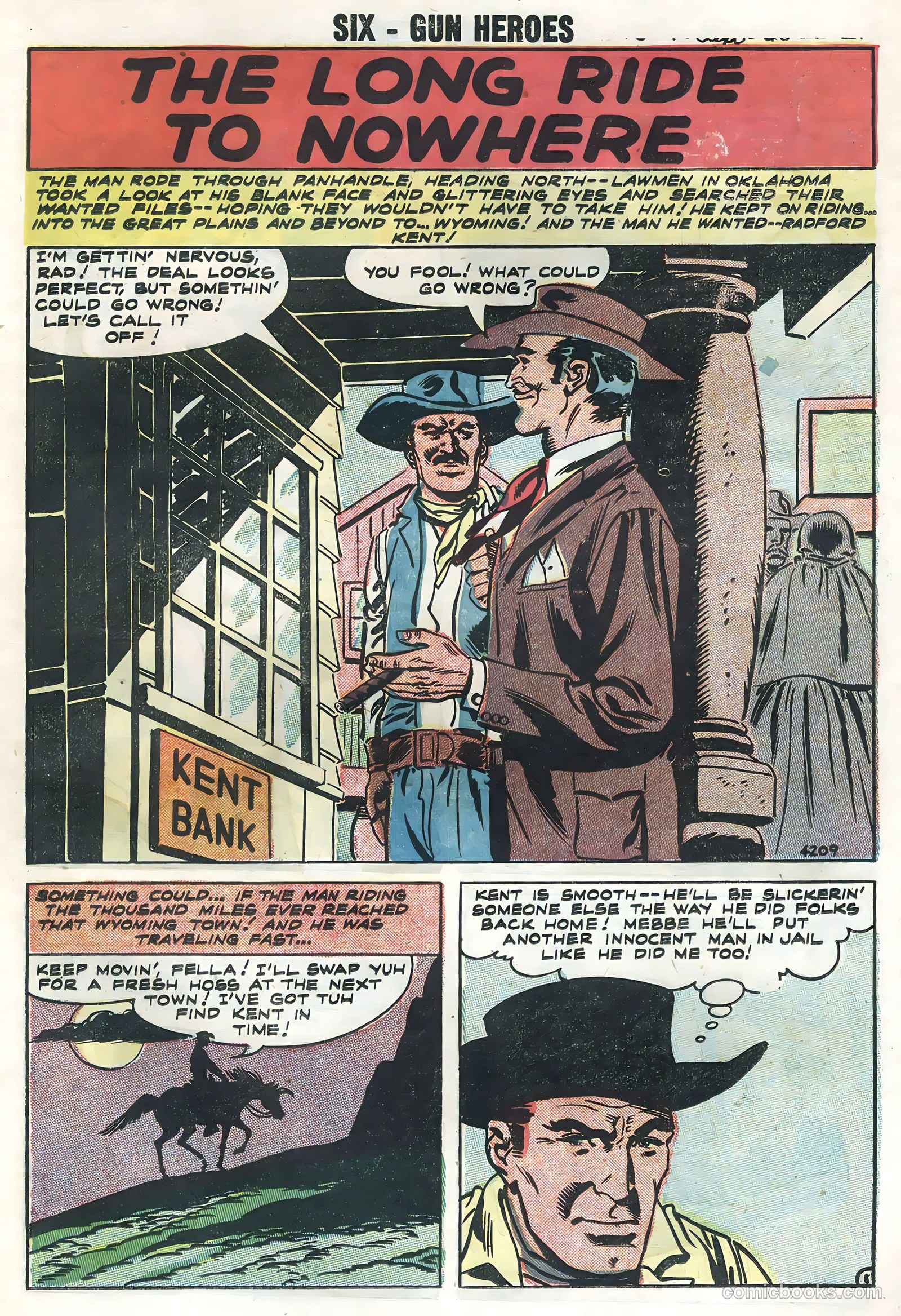 Six-Gun Heroes #49 (1958) — page 23 of 36