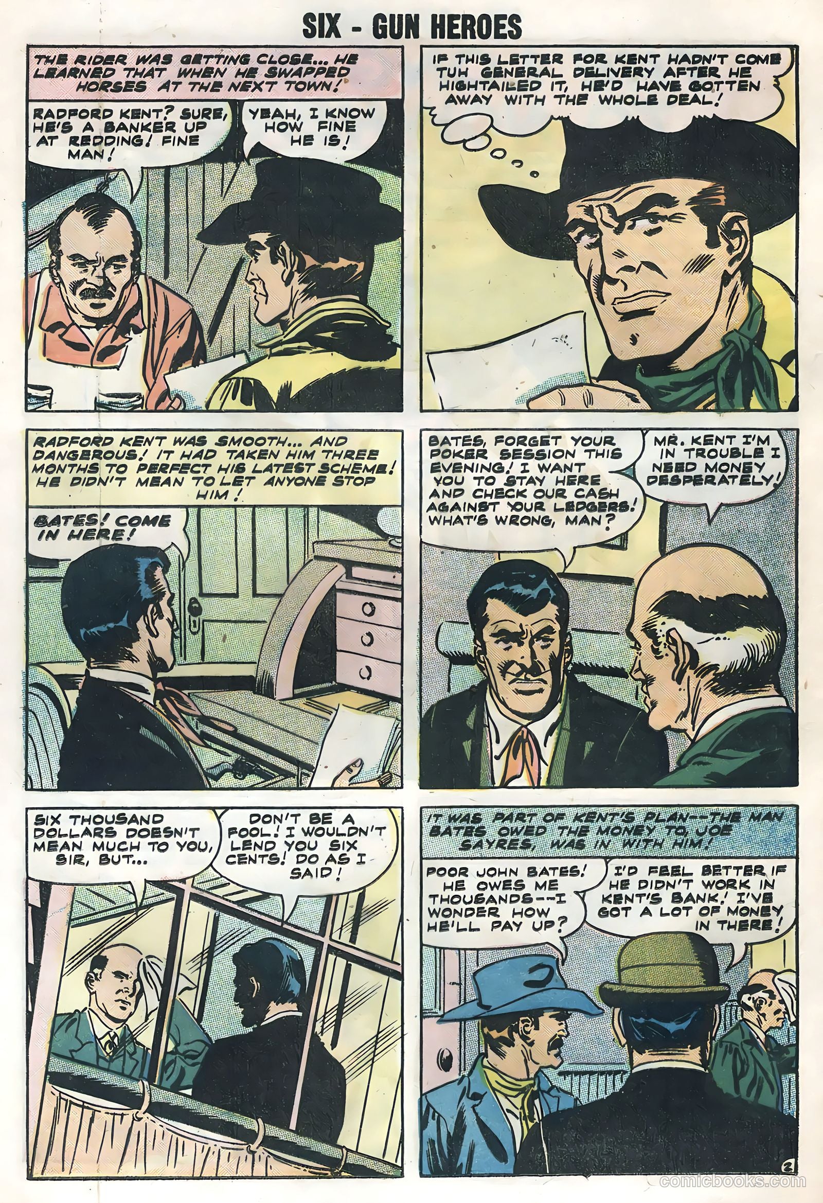 Six-Gun Heroes #49 (1958) — page 24 of 36