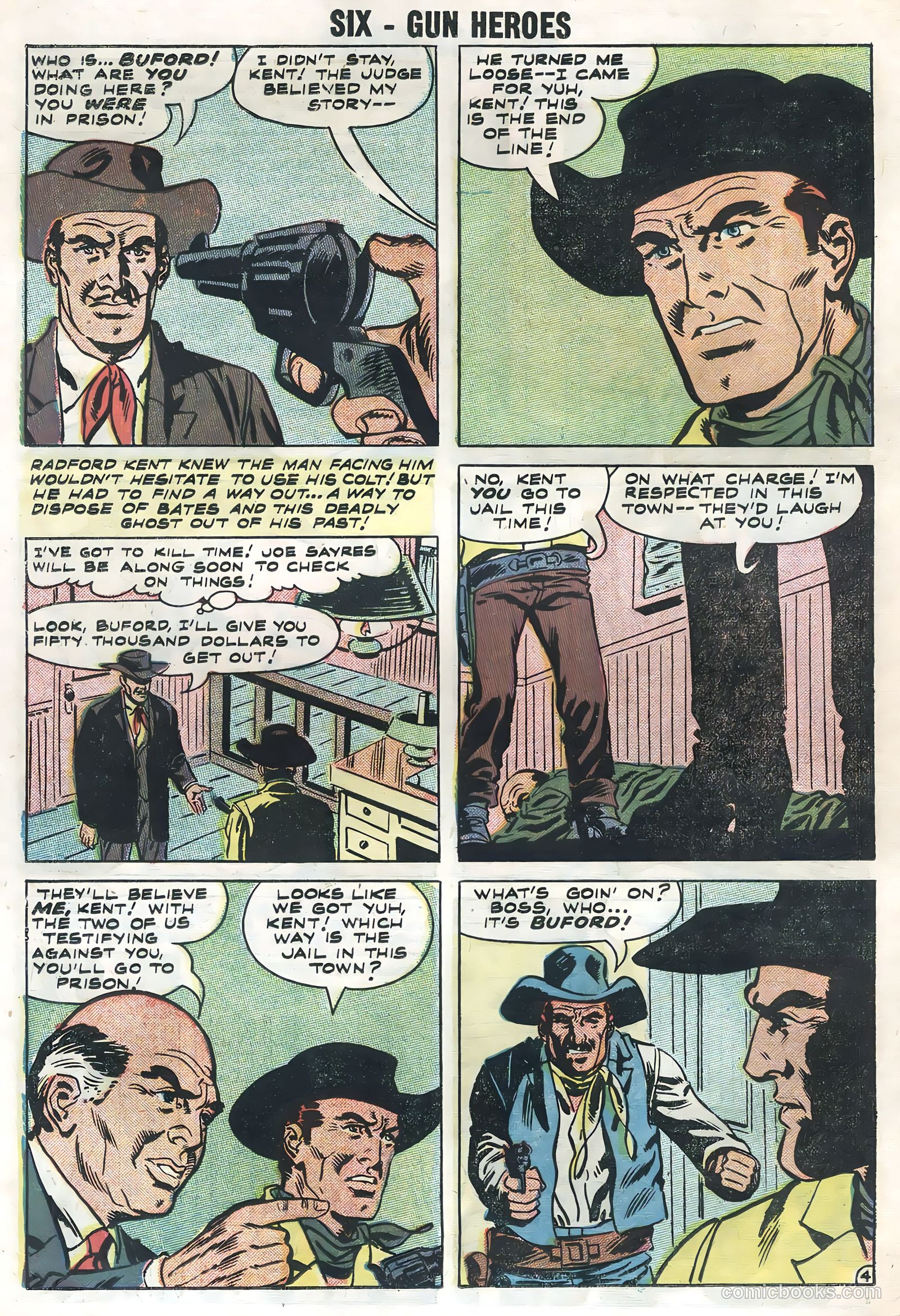 Six-Gun Heroes #49 (1958) — page 26 of 36
