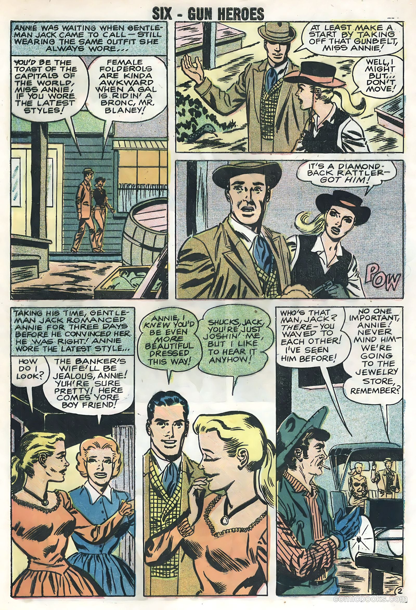 Six-Gun Heroes #49 (1958) — page 29 of 36