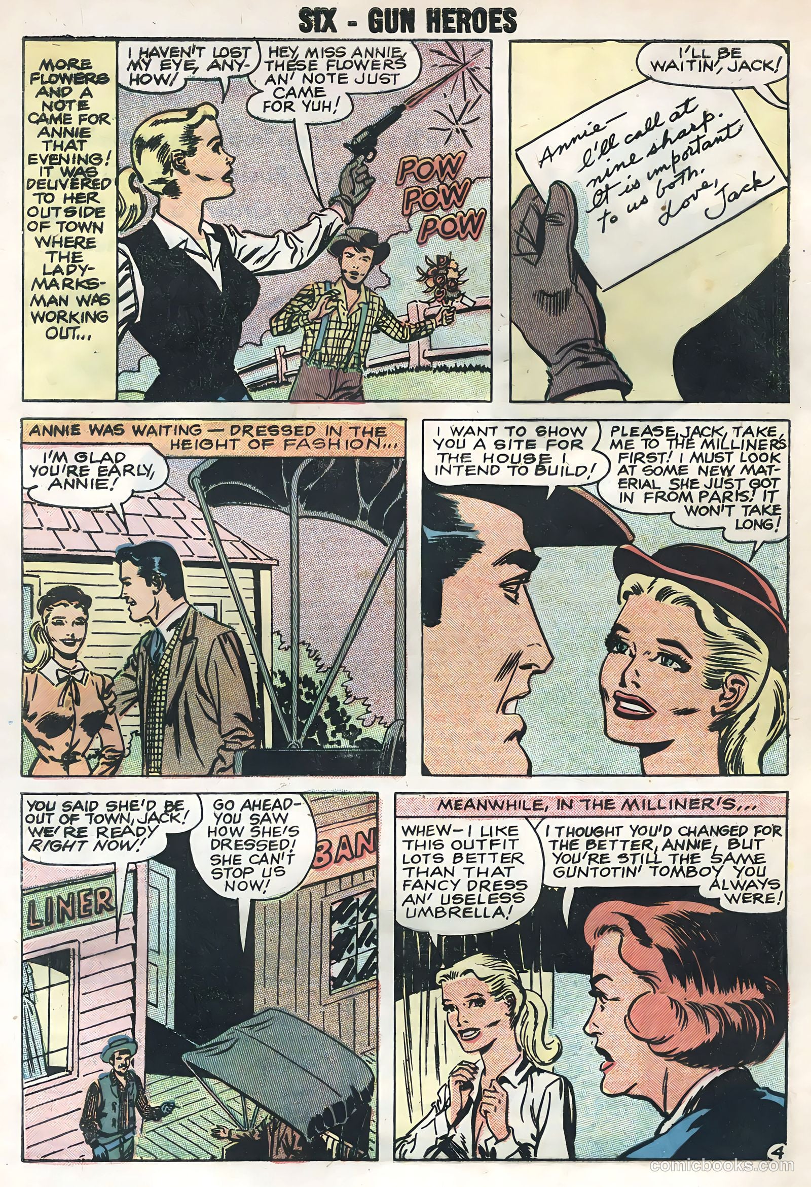 Six-Gun Heroes #49 (1958) — page 32 of 36