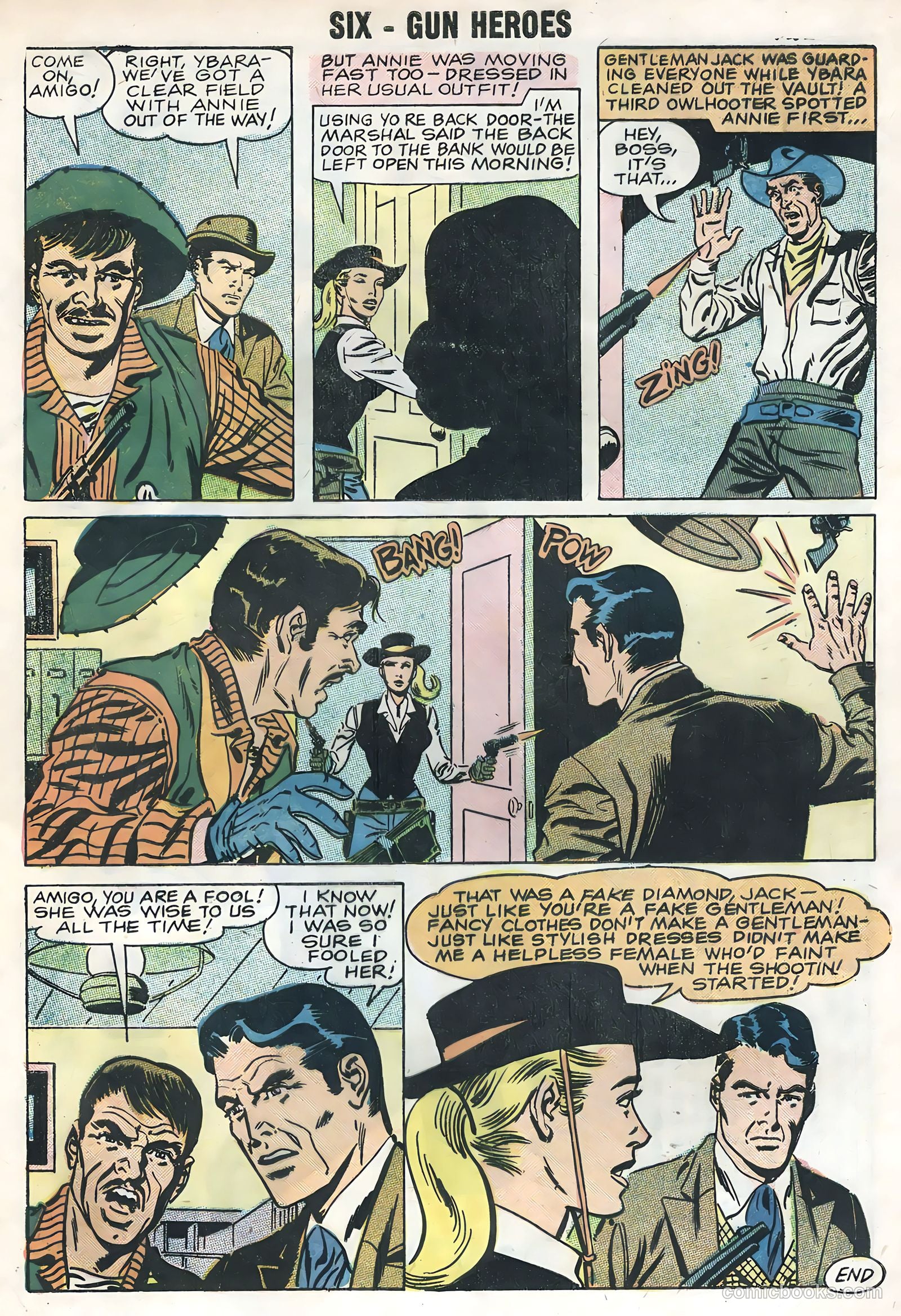 Six-Gun Heroes #49 (1958) — page 33 of 36