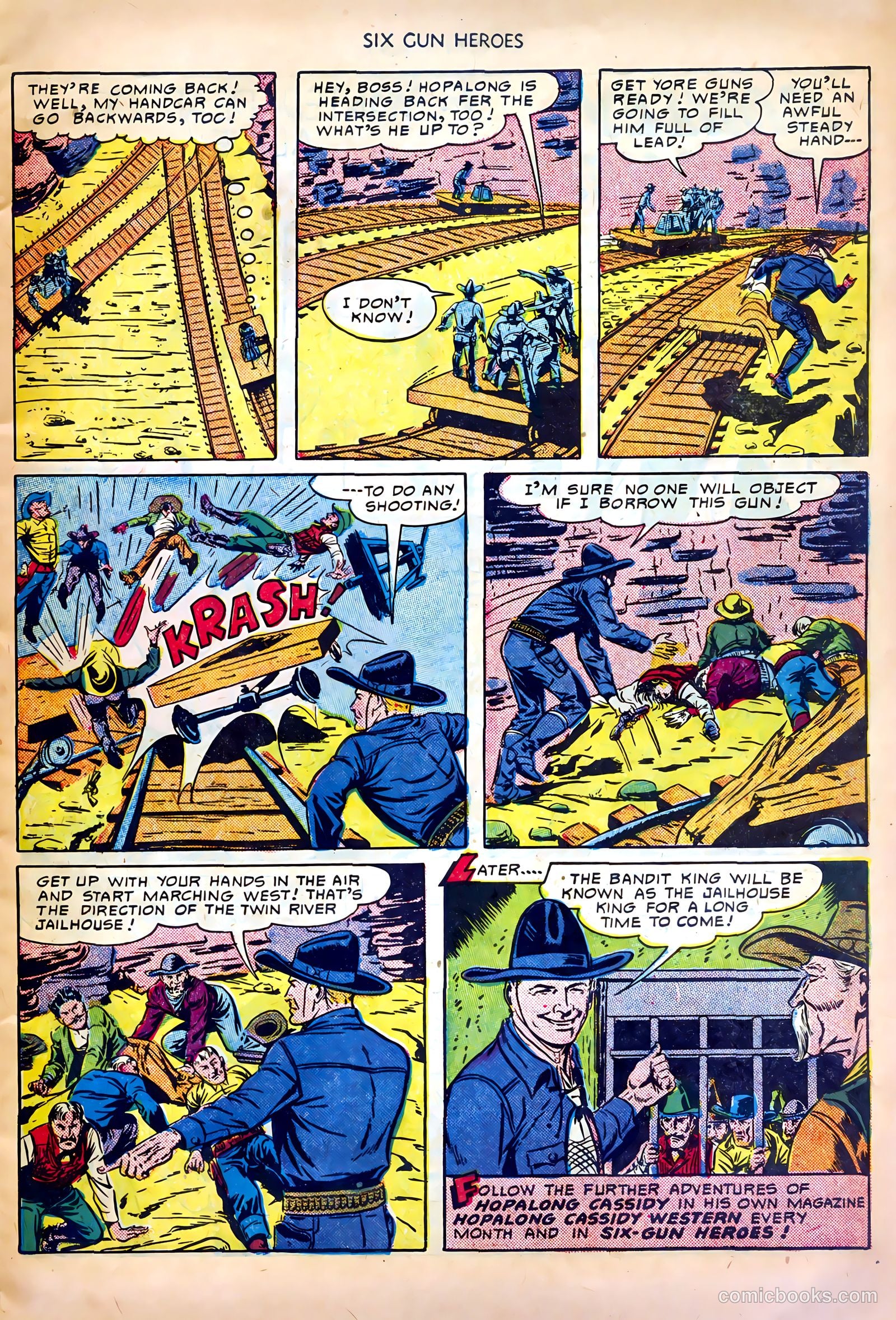 Six-Gun Heroes #5 (1949) — page 7 of 36