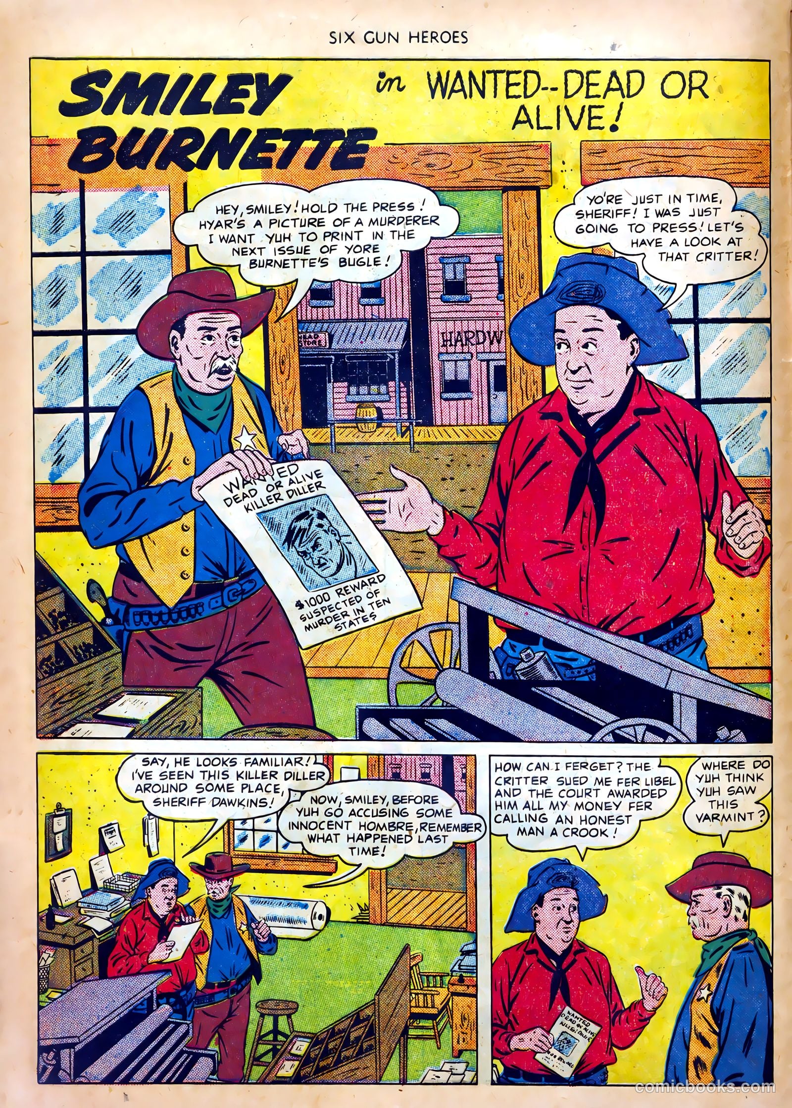 Six-Gun Heroes #5 (1949) — page 8 of 36
