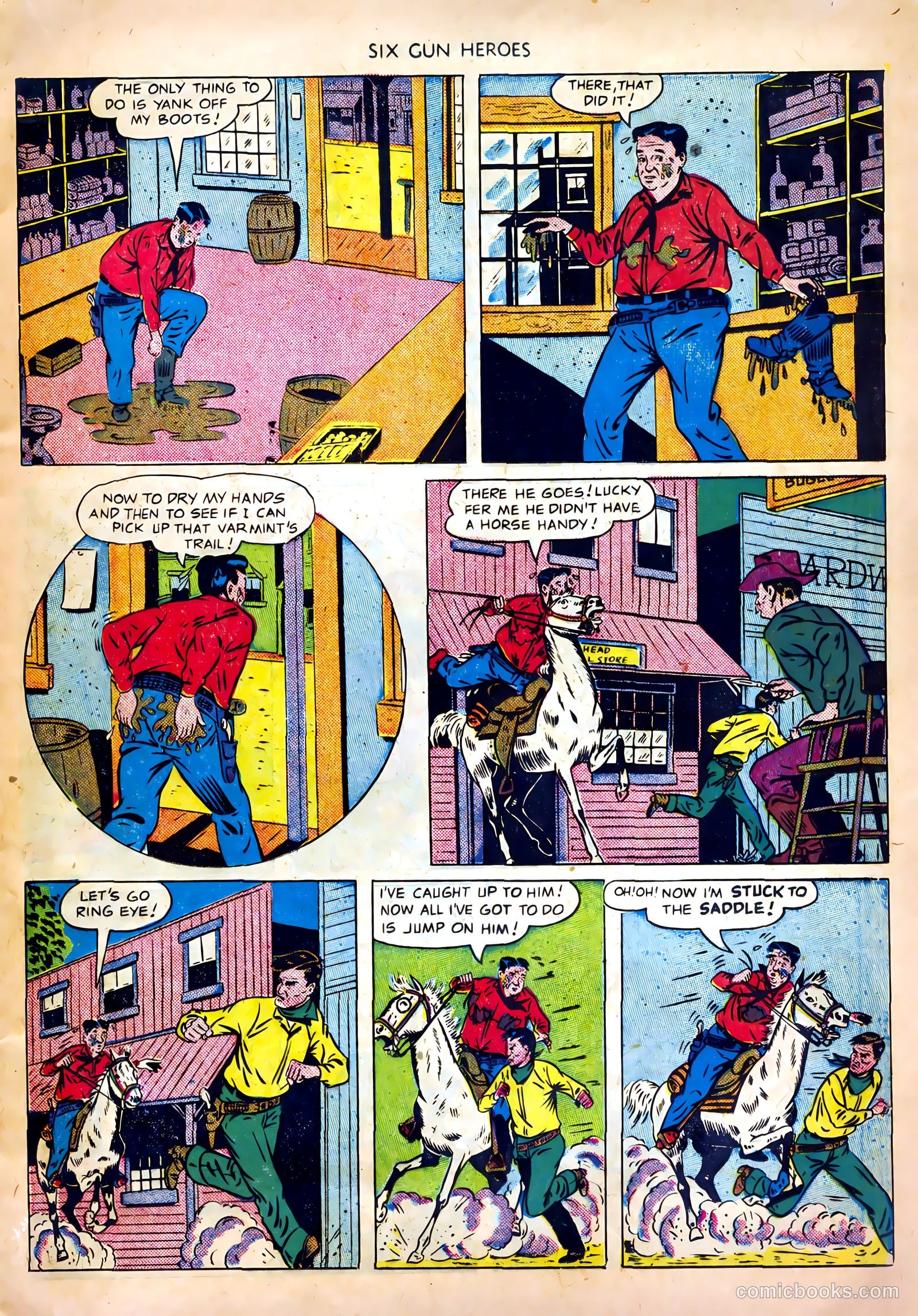 Six-Gun Heroes #5 (1949) — page 13 of 36