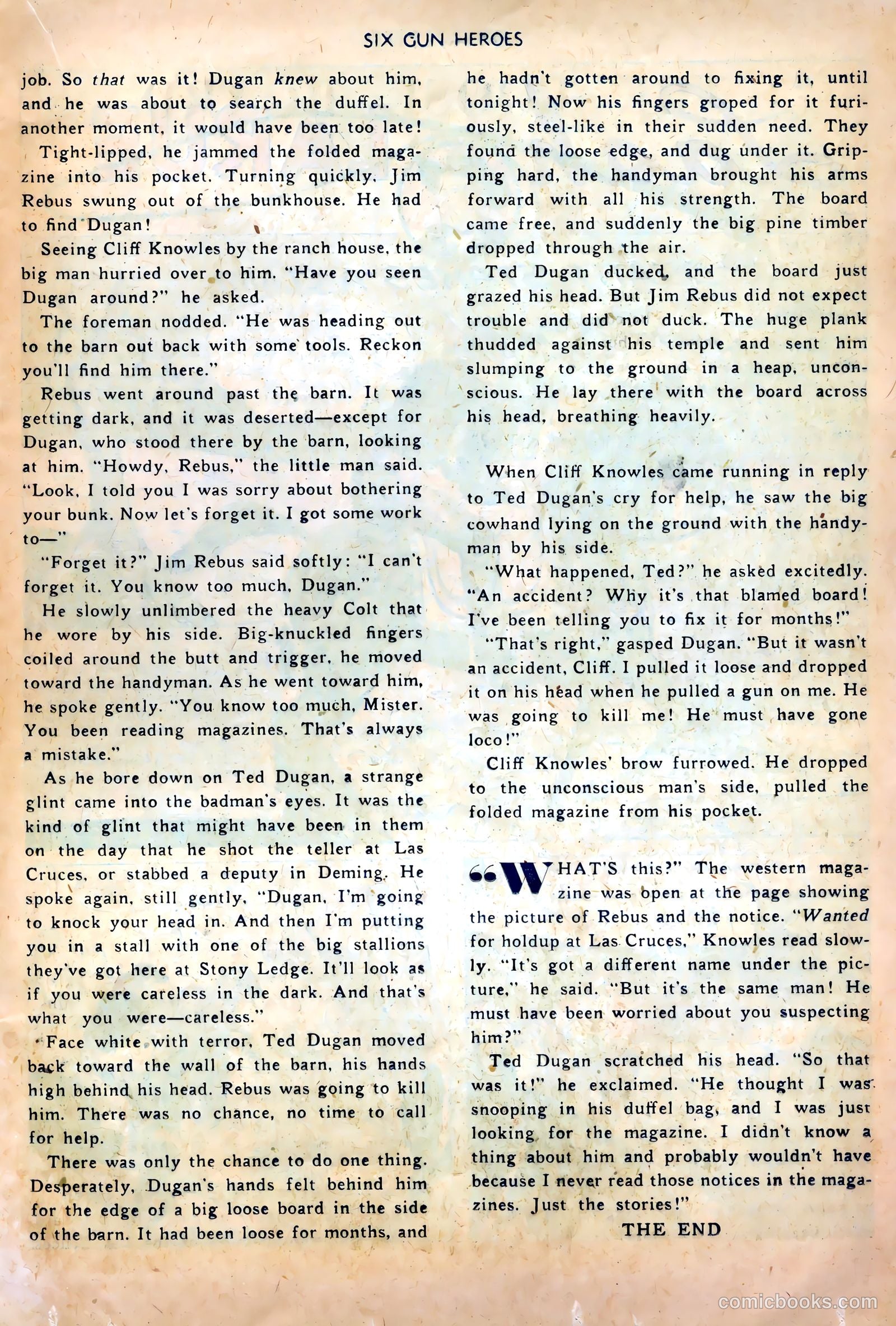 Six-Gun Heroes #5 (1949) — page 17 of 36