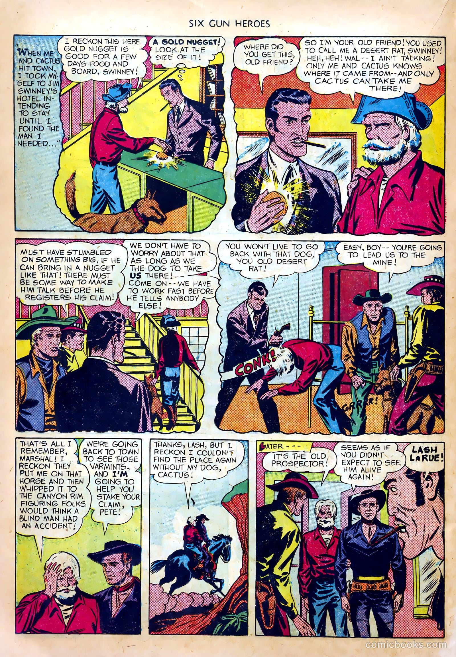 Six-Gun Heroes #5 (1949) — page 20 of 36
