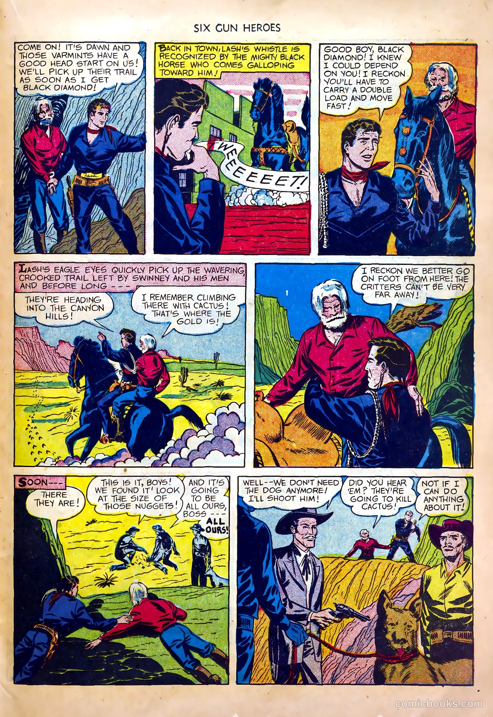 Six-Gun Heroes #5 (1949) — page 23 of 36