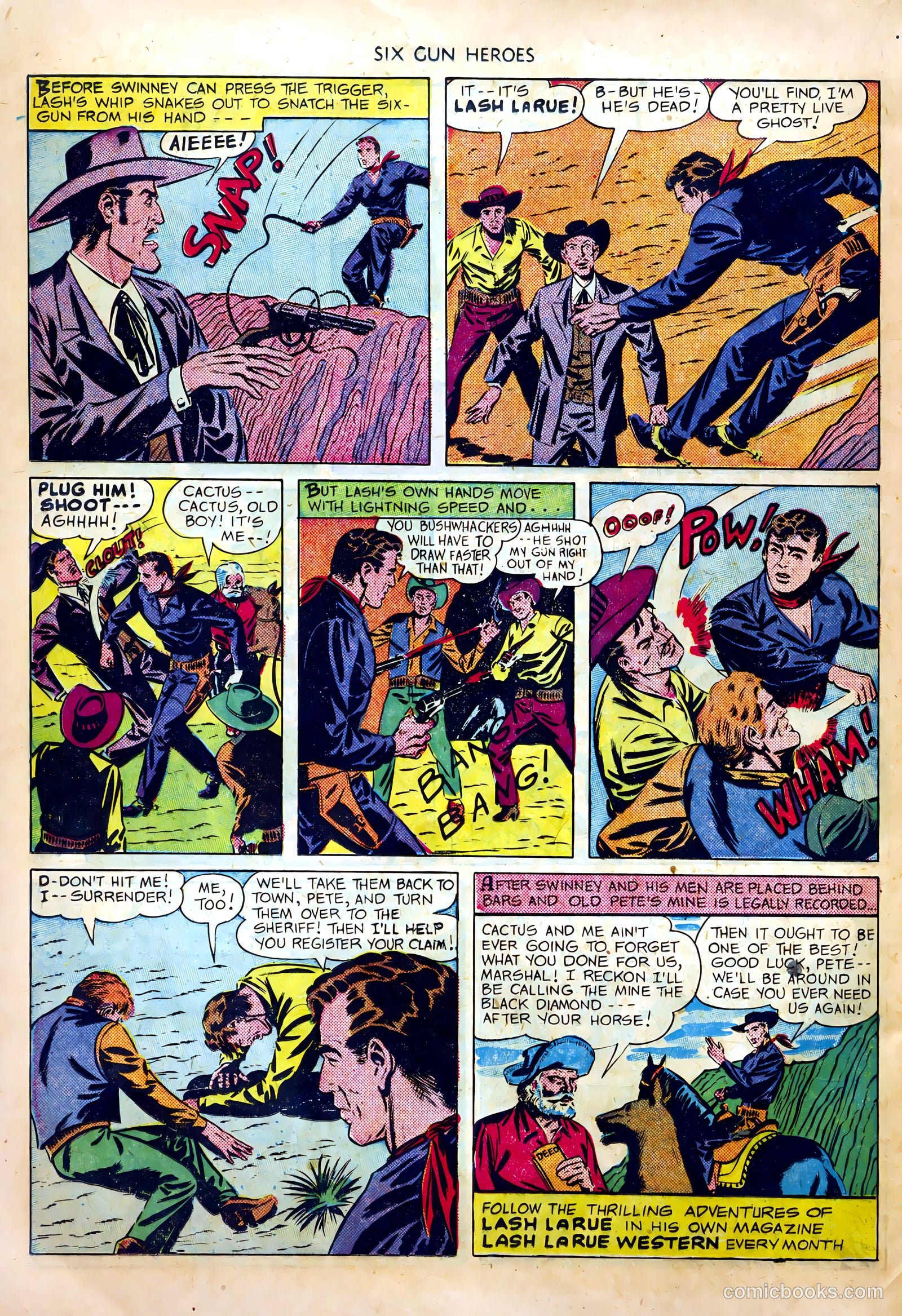 Six-Gun Heroes #5 (1949) — page 24 of 36