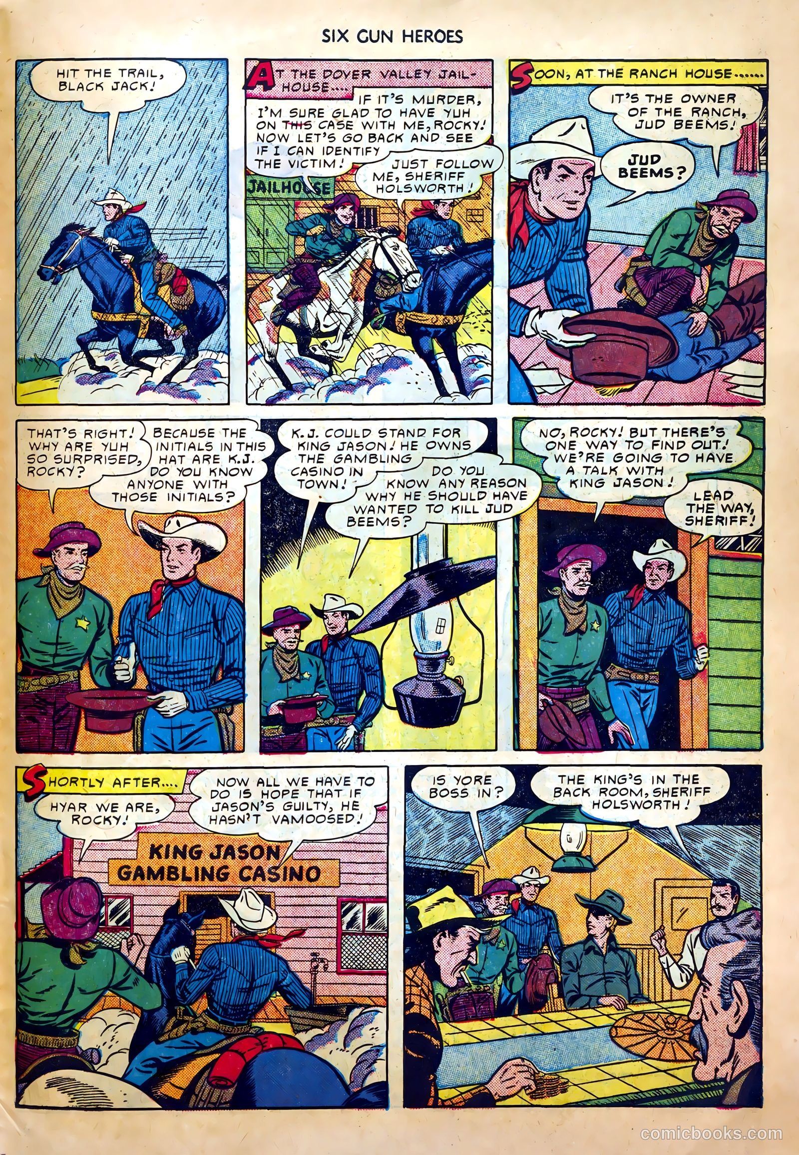 Six-Gun Heroes #5 (1949) — page 27 of 36