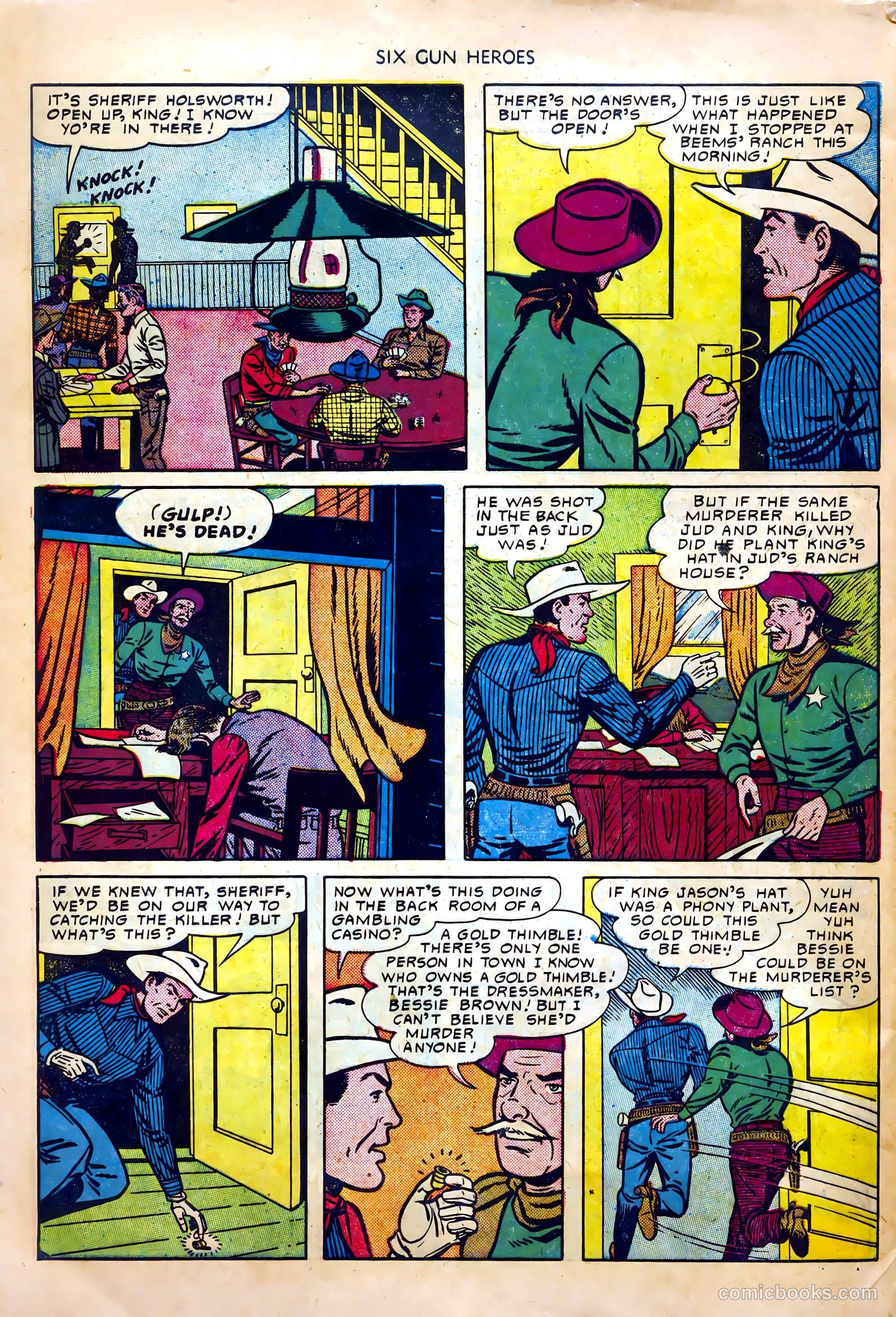 Six-Gun Heroes #5 (1949) — page 28 of 36