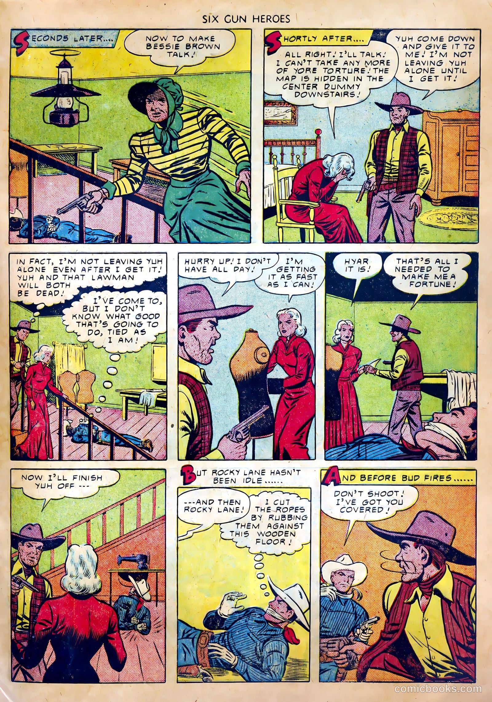Six-Gun Heroes #5 (1949) — page 33 of 36